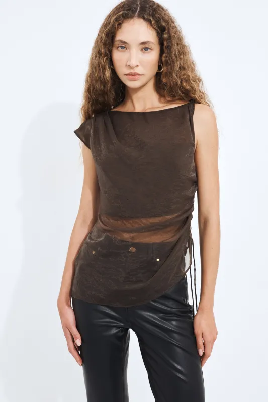 Paige Organza Top made by Aje