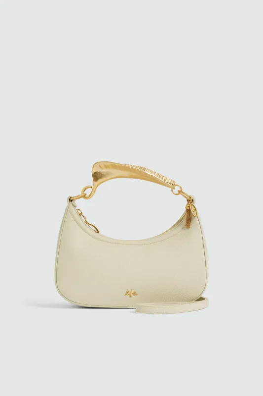 Leaf Texture Top Handle Bag made by Aje