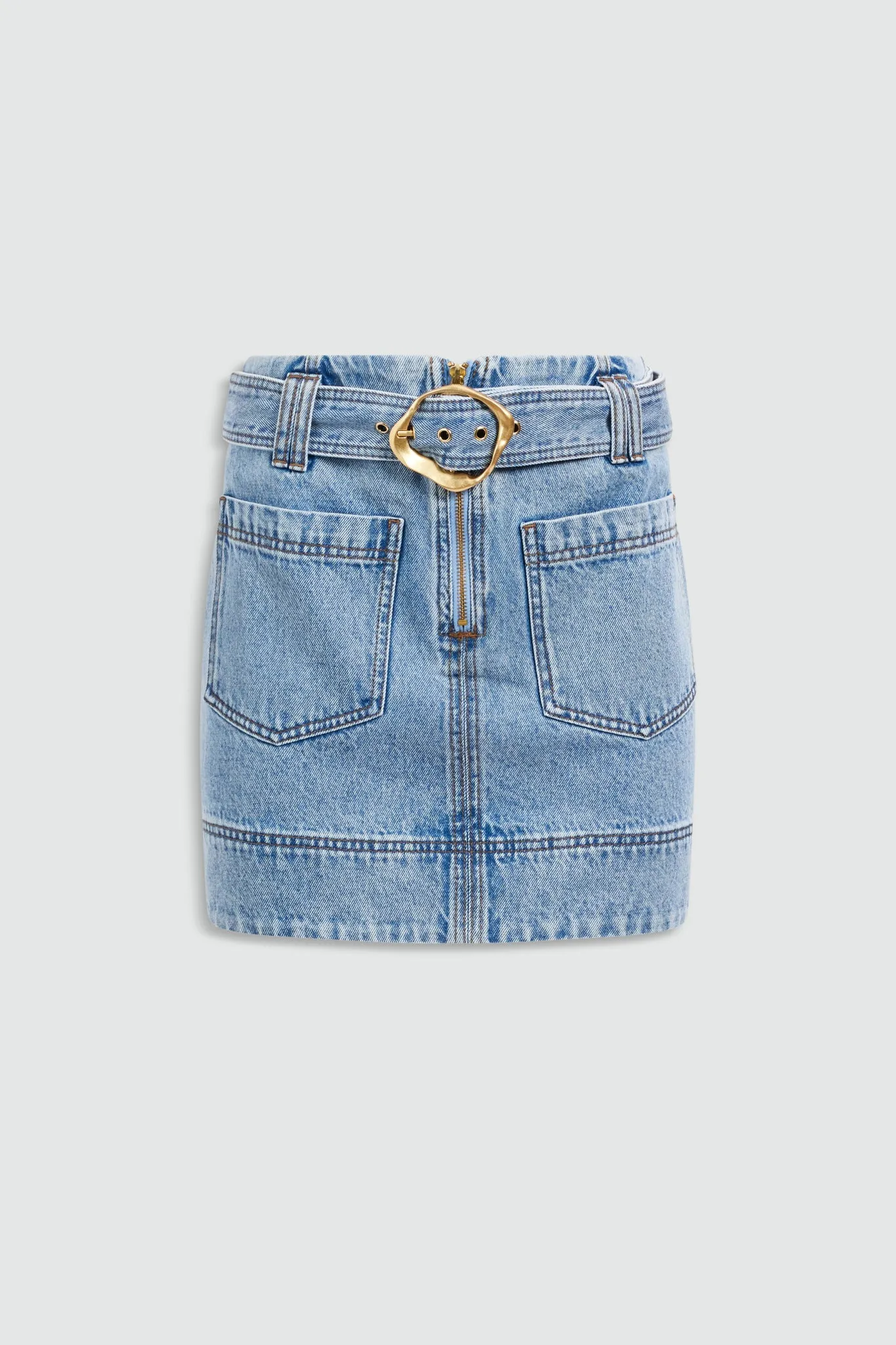 Lyra Denim Mini Skirt sold by Aje product image thumbnail 2