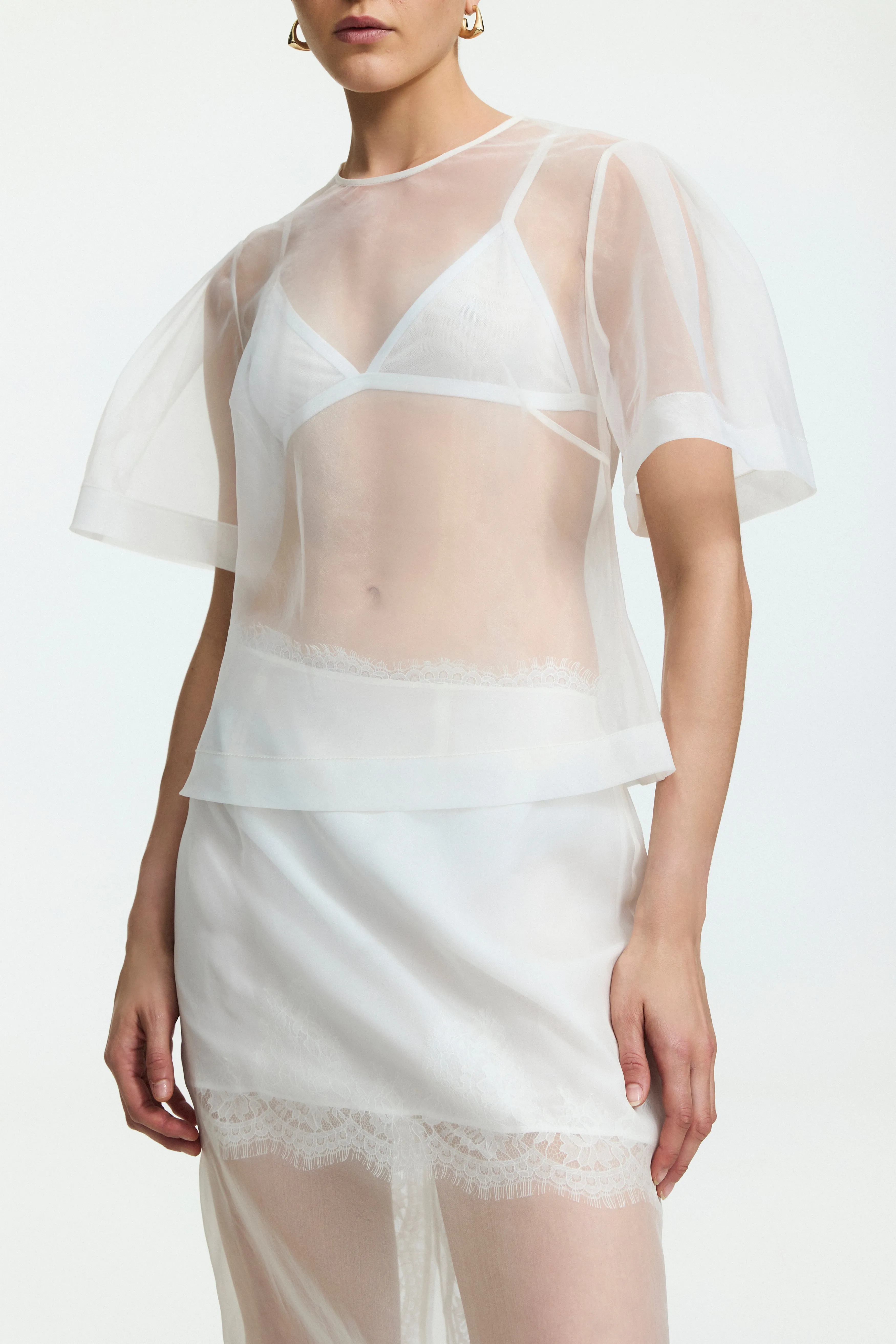 Hush Short Sleeve Top sold by Aje product image thumbnail 3