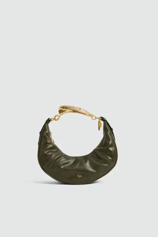 Leaf Small Soft Shoulder Bag made by Aje