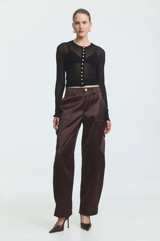 Lynor Sheer Knit Cardigan made by Aje