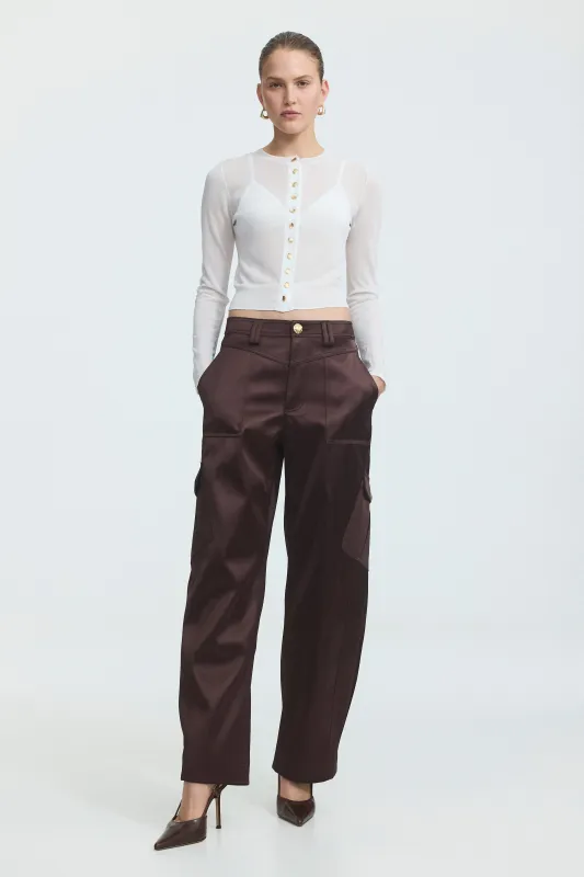 Lynor Sheer Knit Cardigan made by Aje