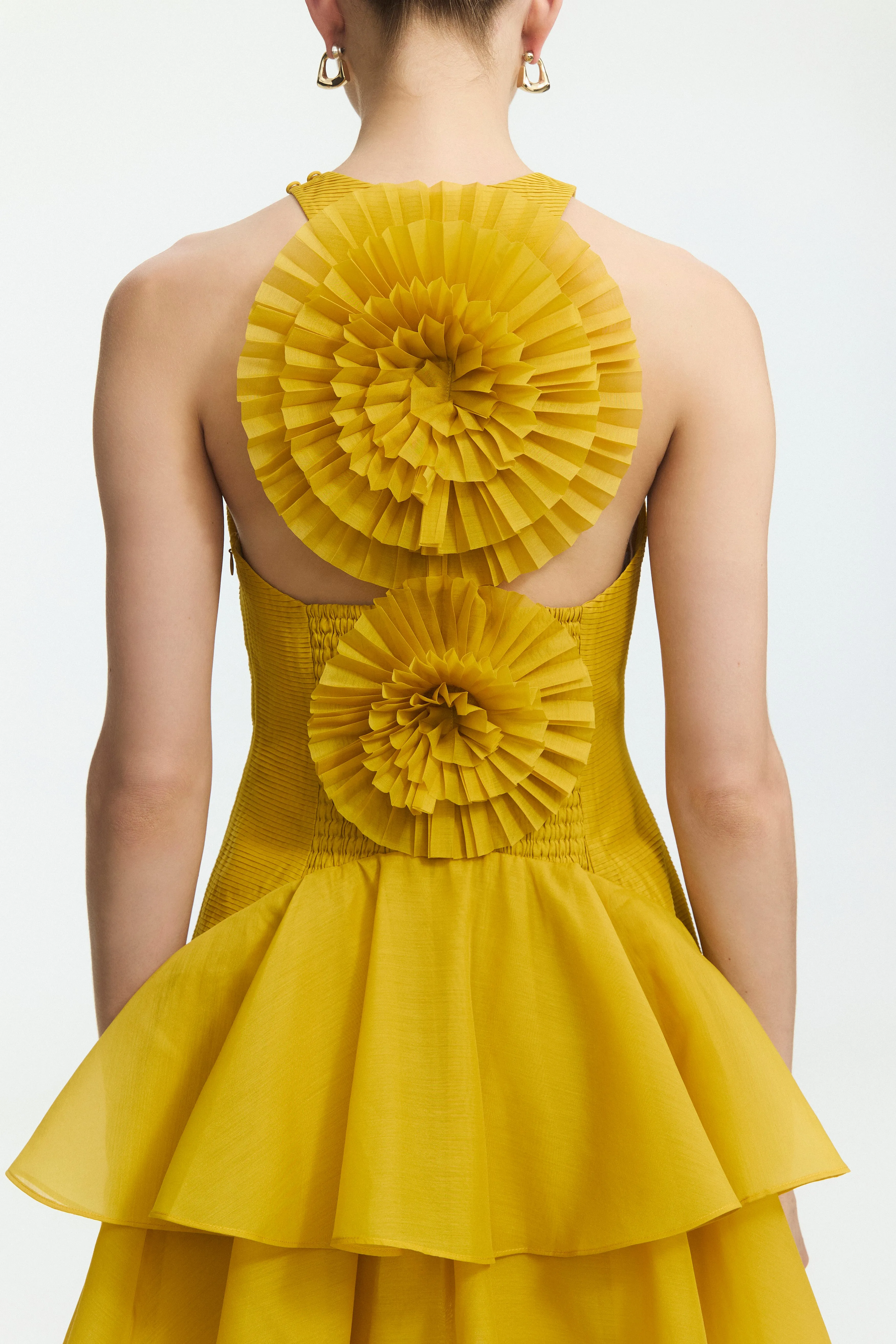 Radiate Pleated Mini Dress sold by Aje product image thumbnail 3