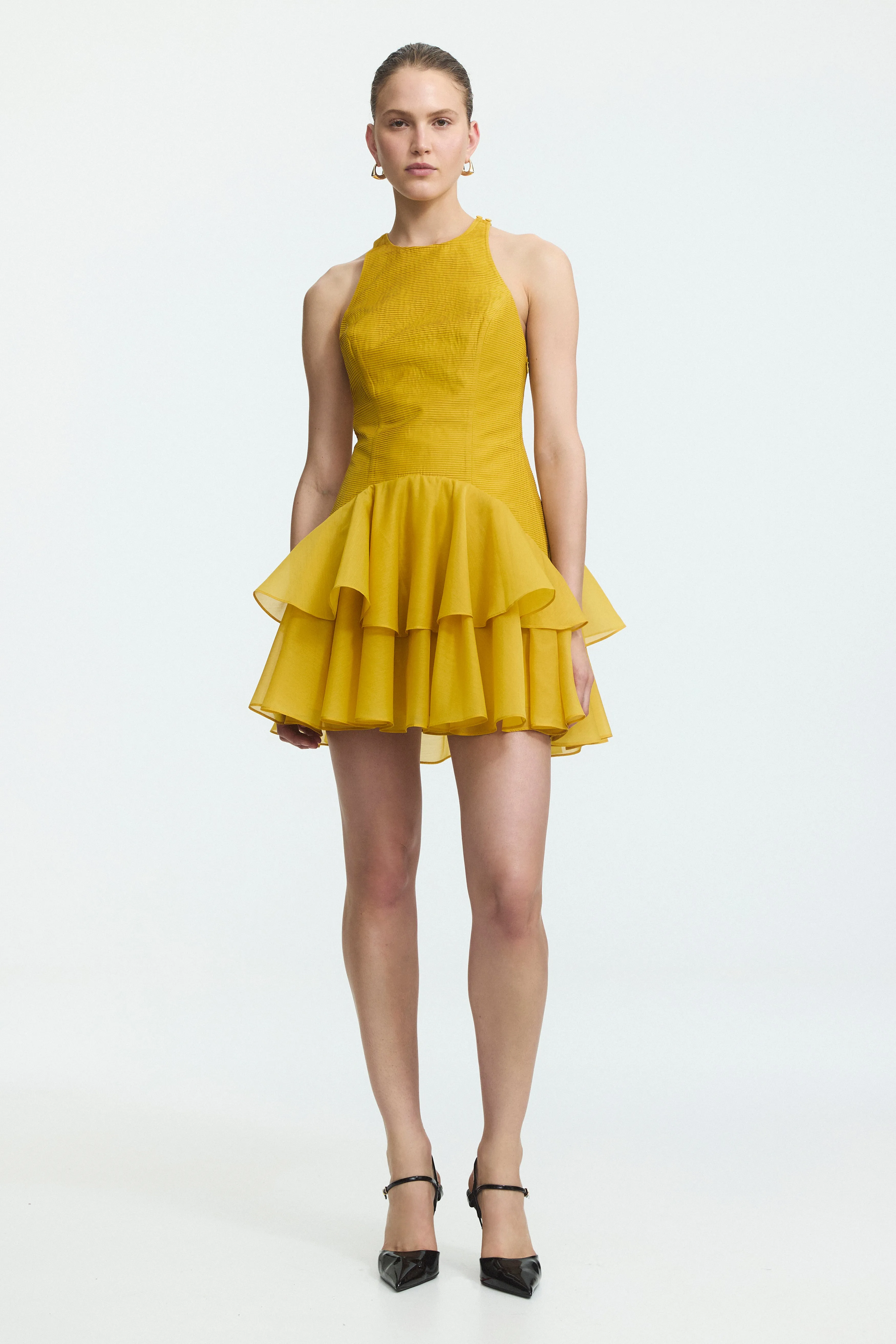Radiate Pleated Mini Dress sold by Aje