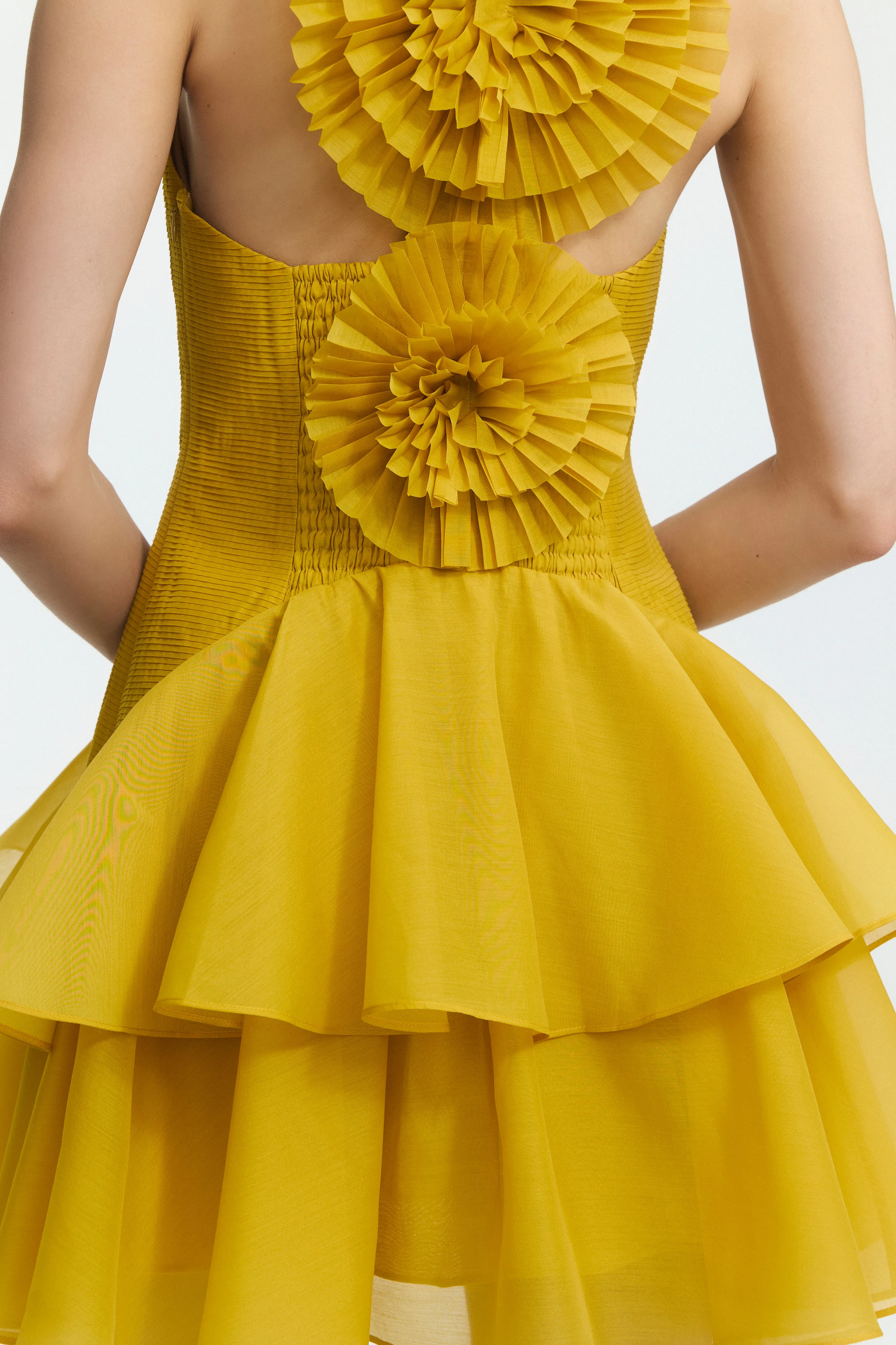 Radiate Pleated Mini Dress sold by Aje product image thumbnail 4
