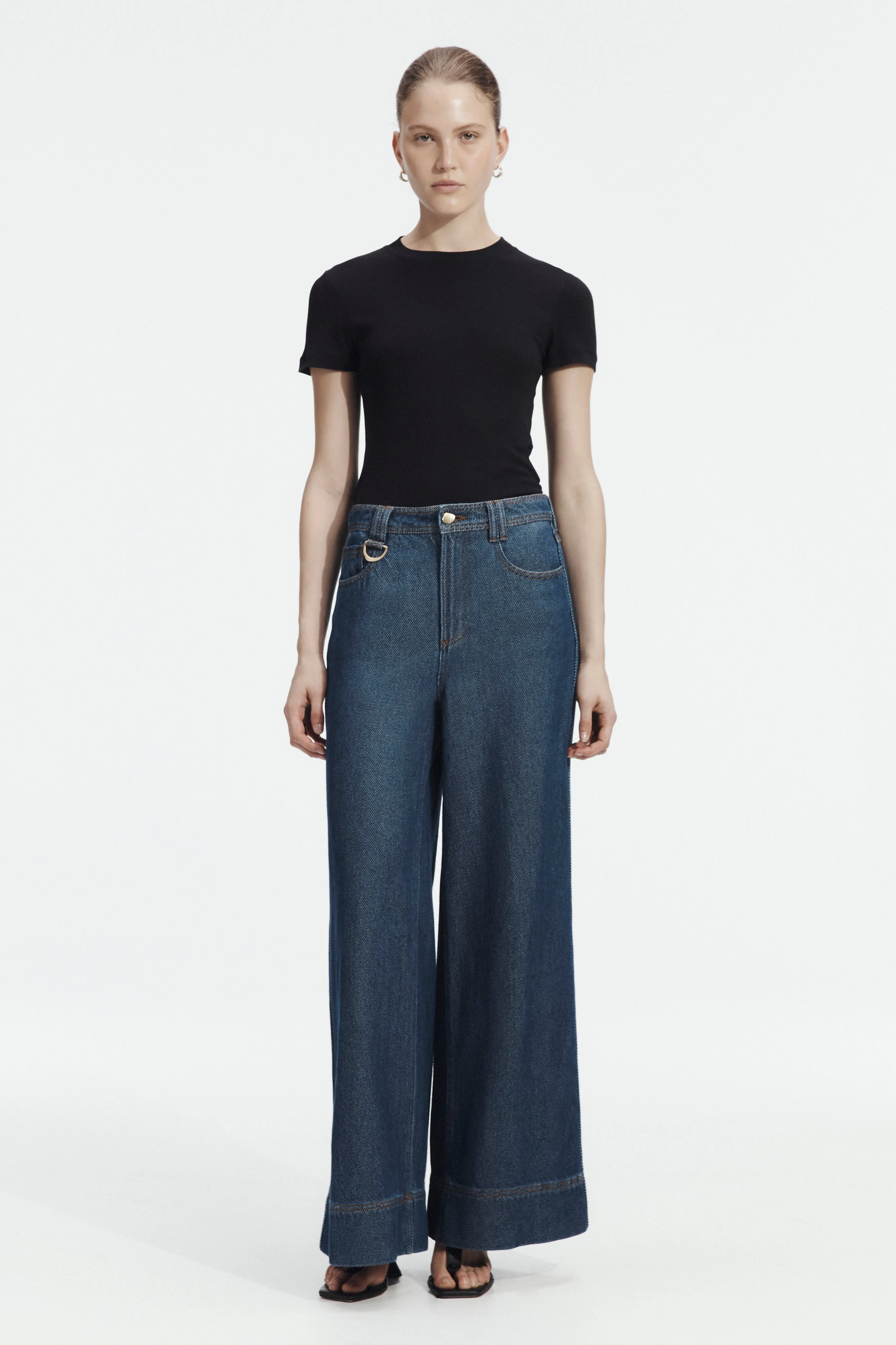 Landon Wide Leg Jean sold by Aje