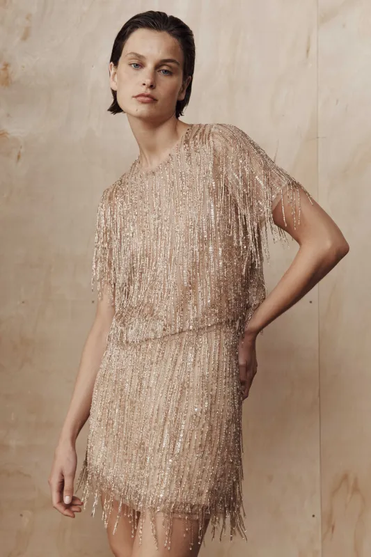 Glisten Embellished Top made by Aje