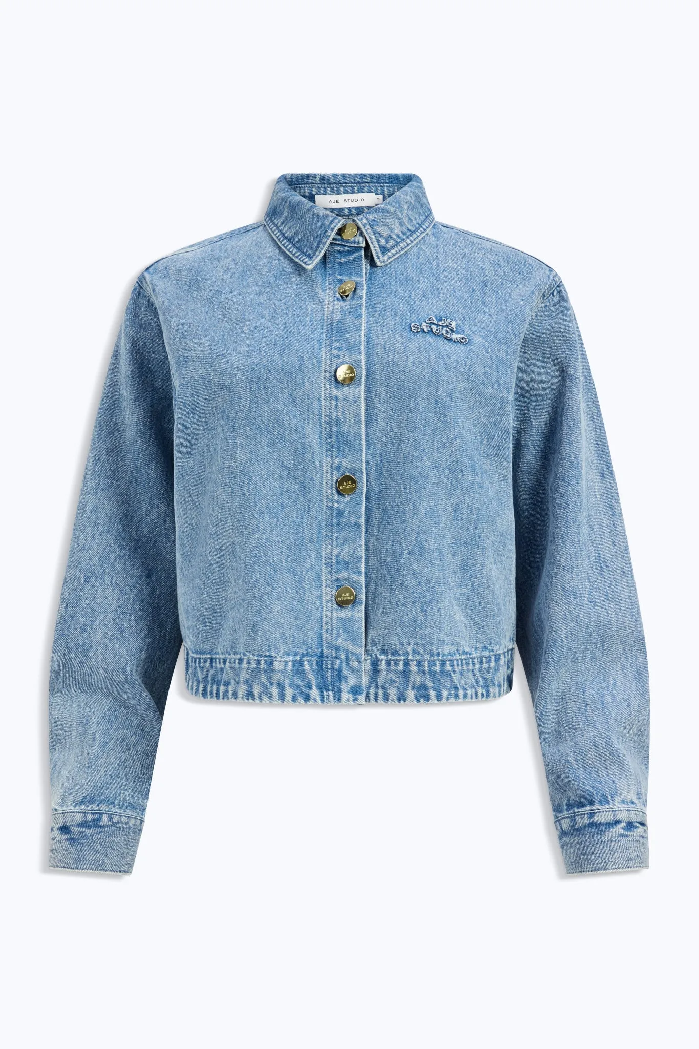 Kendall Crop Denim Shirt sold by Aje product image thumbnail 2