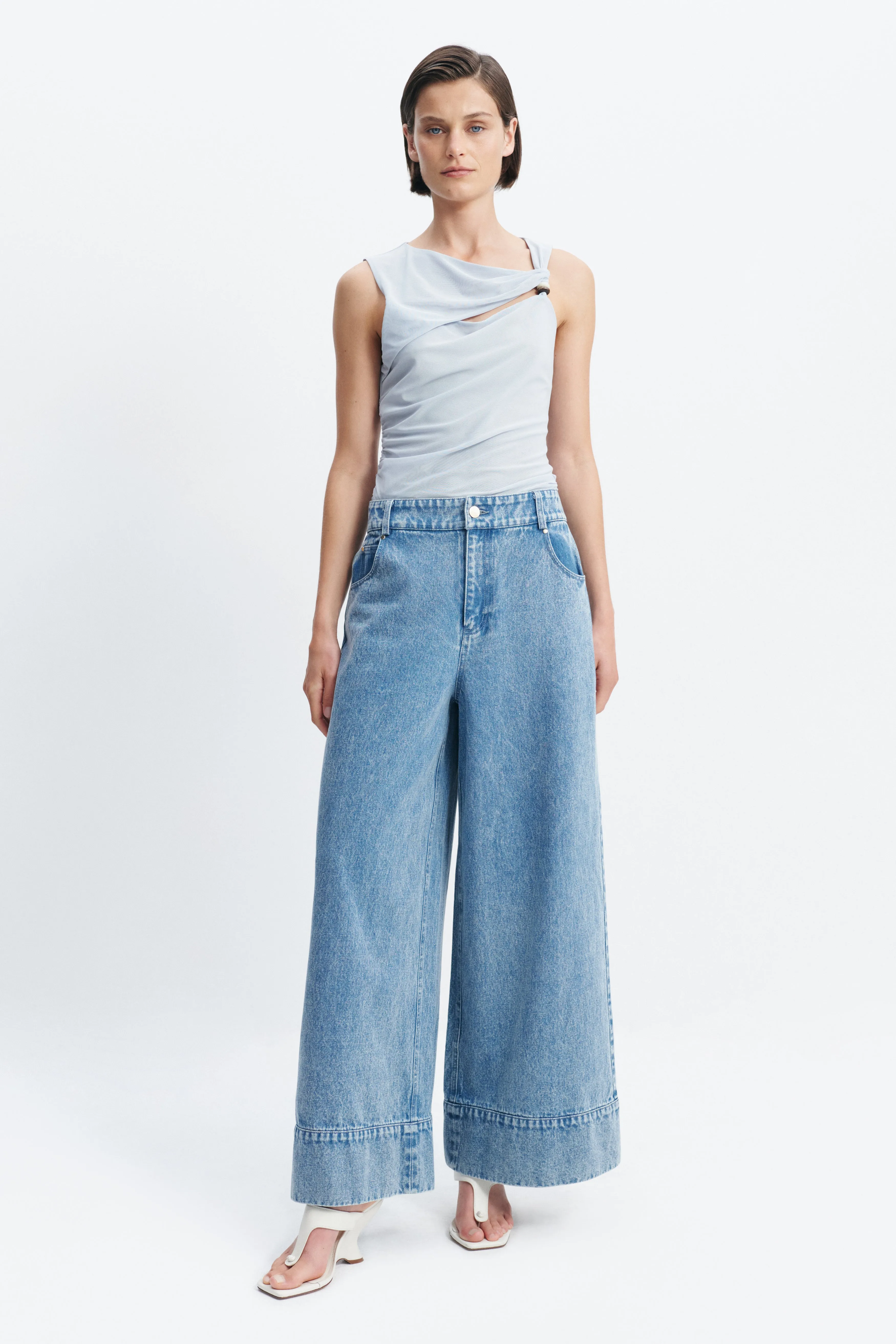 Kendall Wide Leg Jean sold by Aje