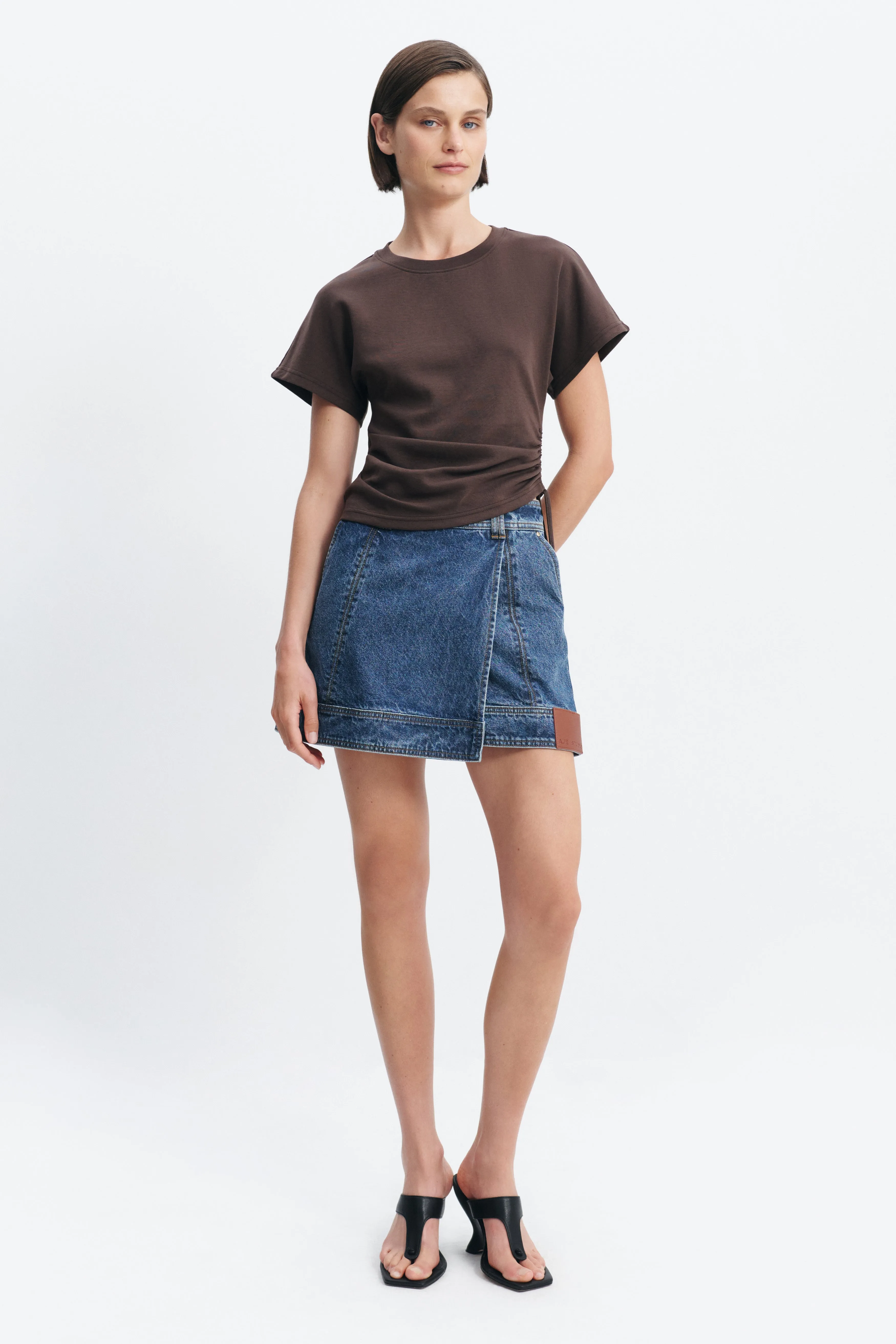 Olivia Denim Mini Skirt sold by Aje product image thumbnail 3