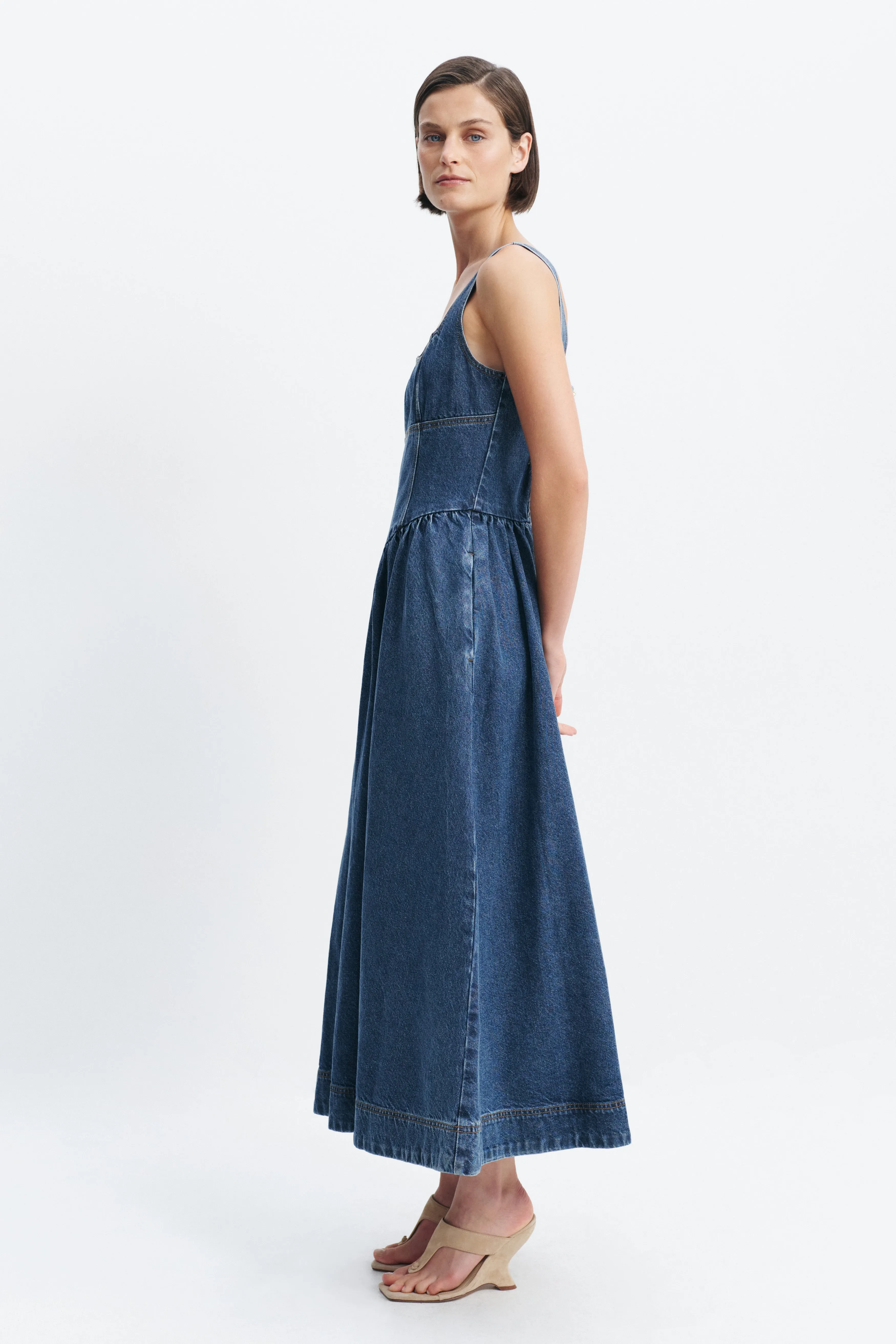 Olivia Denim Maxi Dress sold by Aje product image thumbnail 3