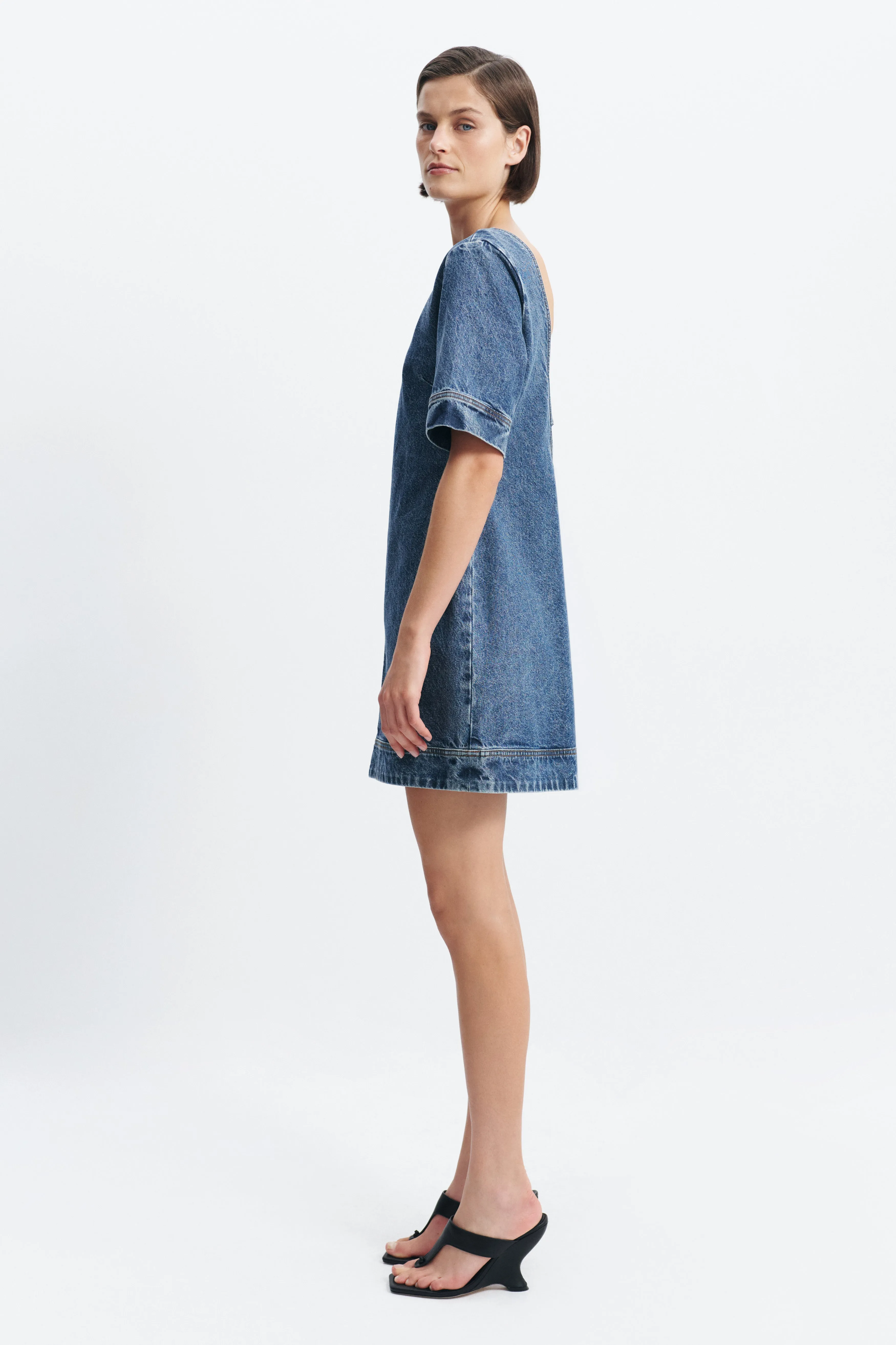 Olivia Denim Mini Dress sold by Aje product image thumbnail 3
