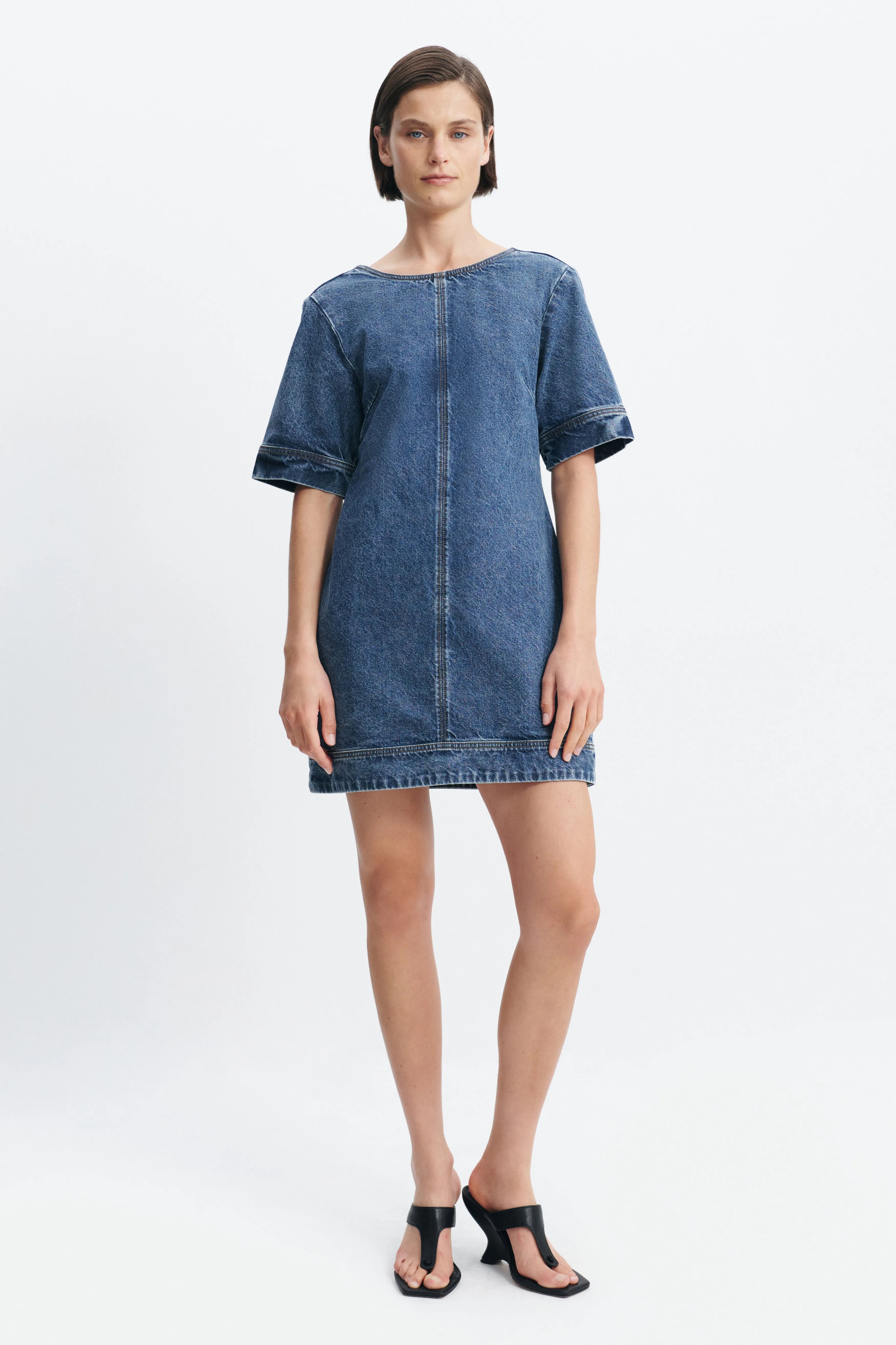 Olivia Denim Mini Dress sold by Aje