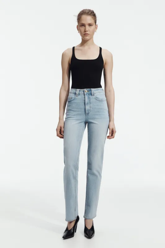 Morgan Straight Skinny Jean made by Aje