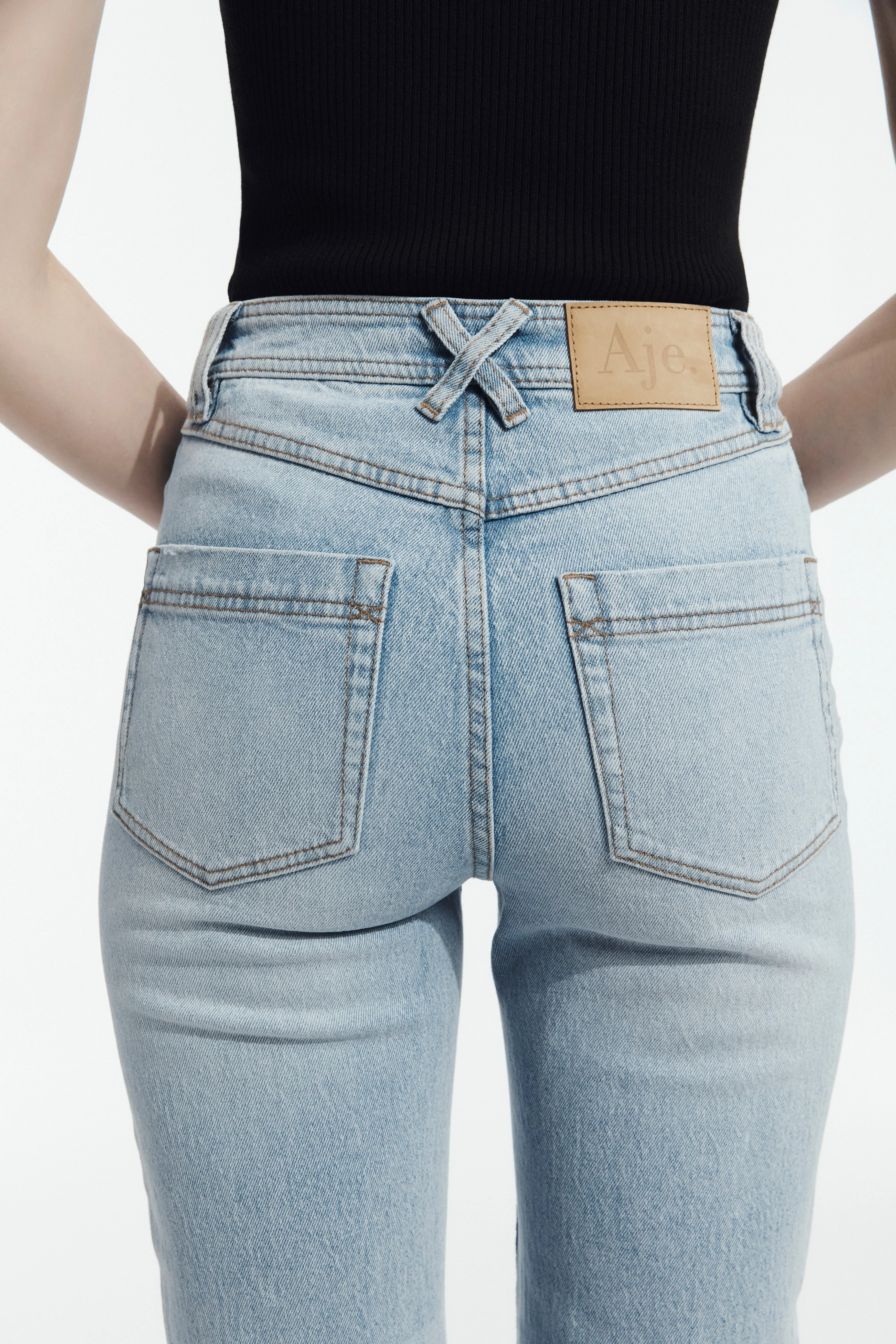 Morgan Straight Skinny Jean sold by Aje product image thumbnail 3