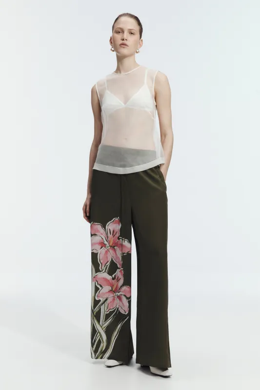 Rhea Silk Pant made by Aje