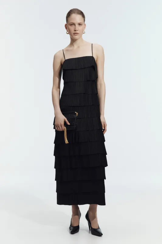 Shade Pleated Midi Dress made by Aje