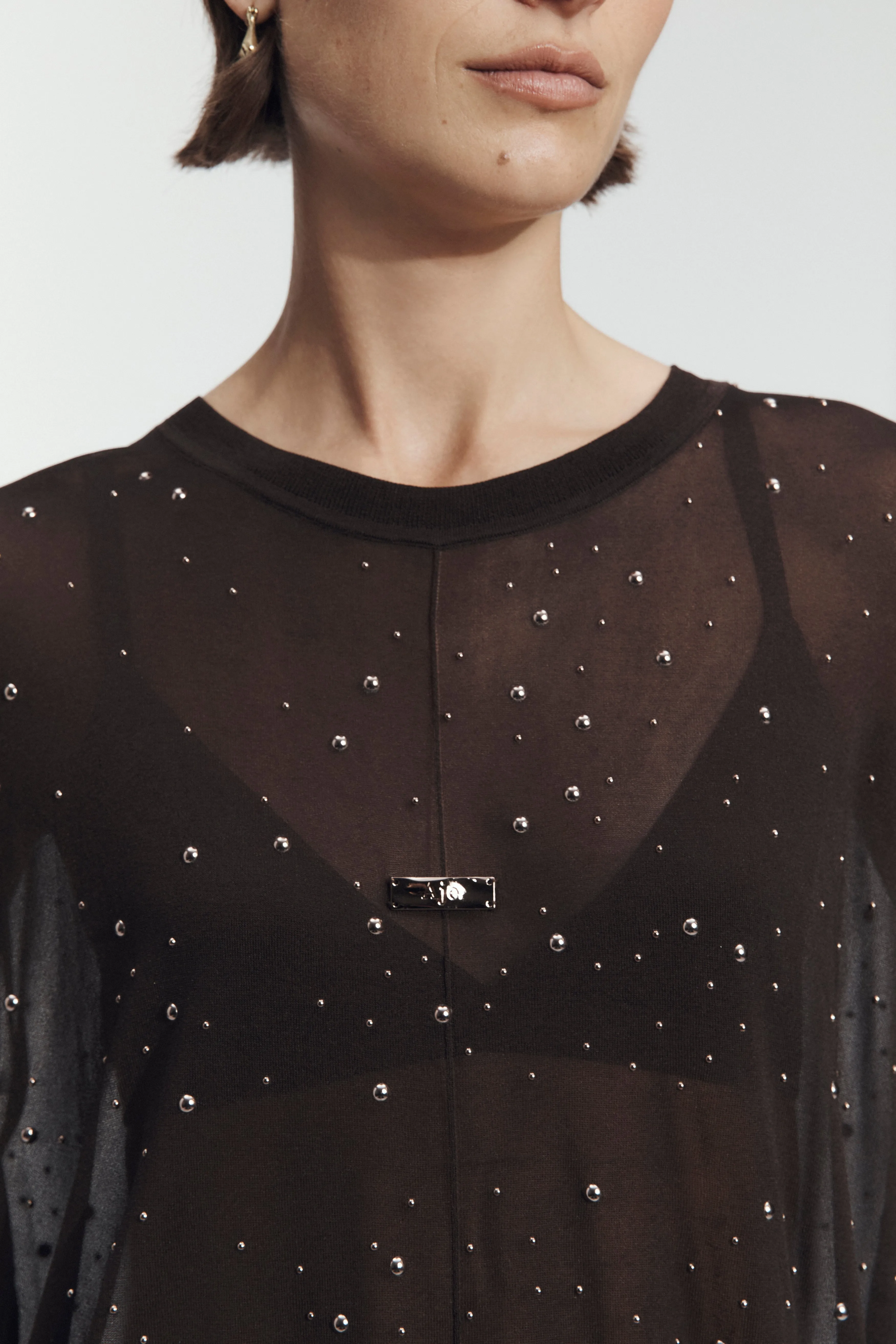 Twila Embellished Knit Tee sold by Aje product image thumbnail 4