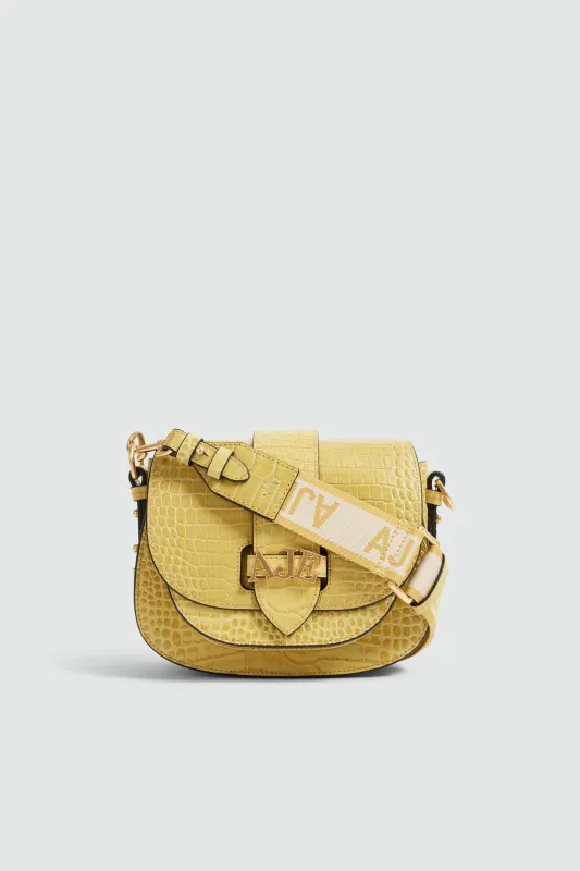 Viva Croc Emboss Saddle Bag made by Aje