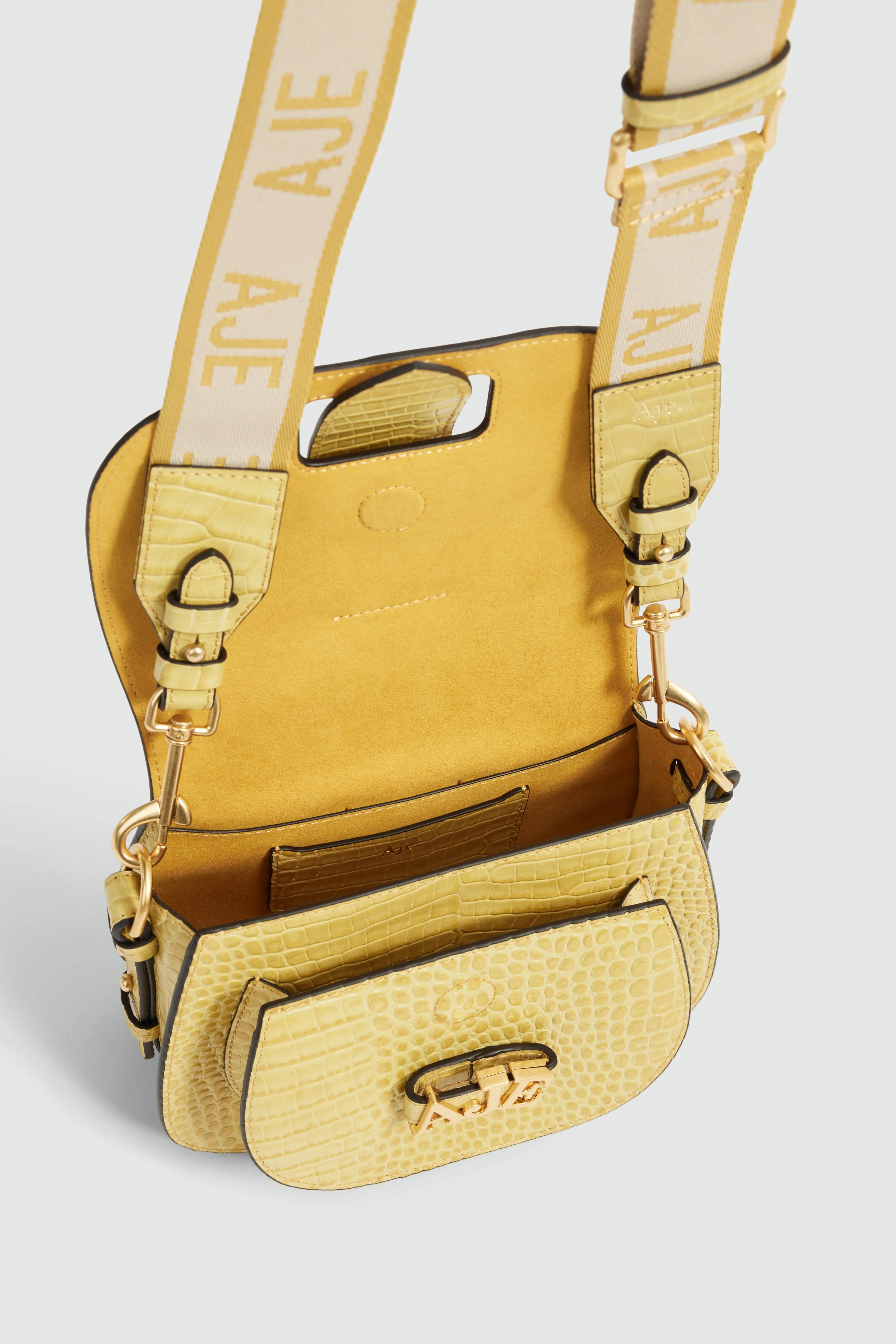 Viva Croc Emboss Saddle Bag sold by Aje product image thumbnail 3