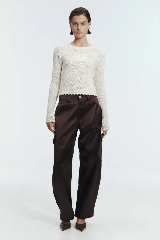 Uma Long Sleeve Knit Tee made by Aje