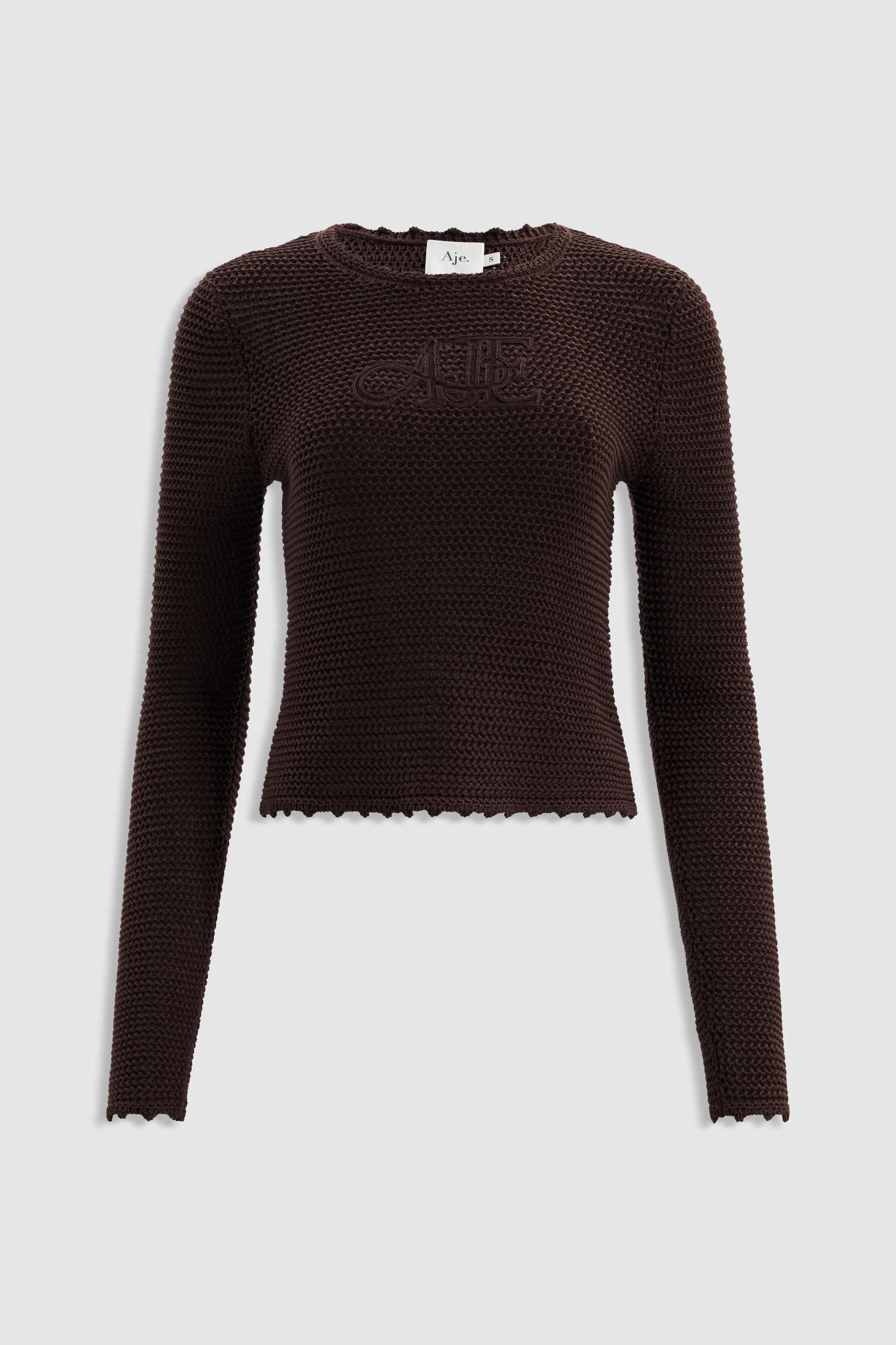 Uma Long Sleeve Knit Tee sold by Aje product image thumbnail 2