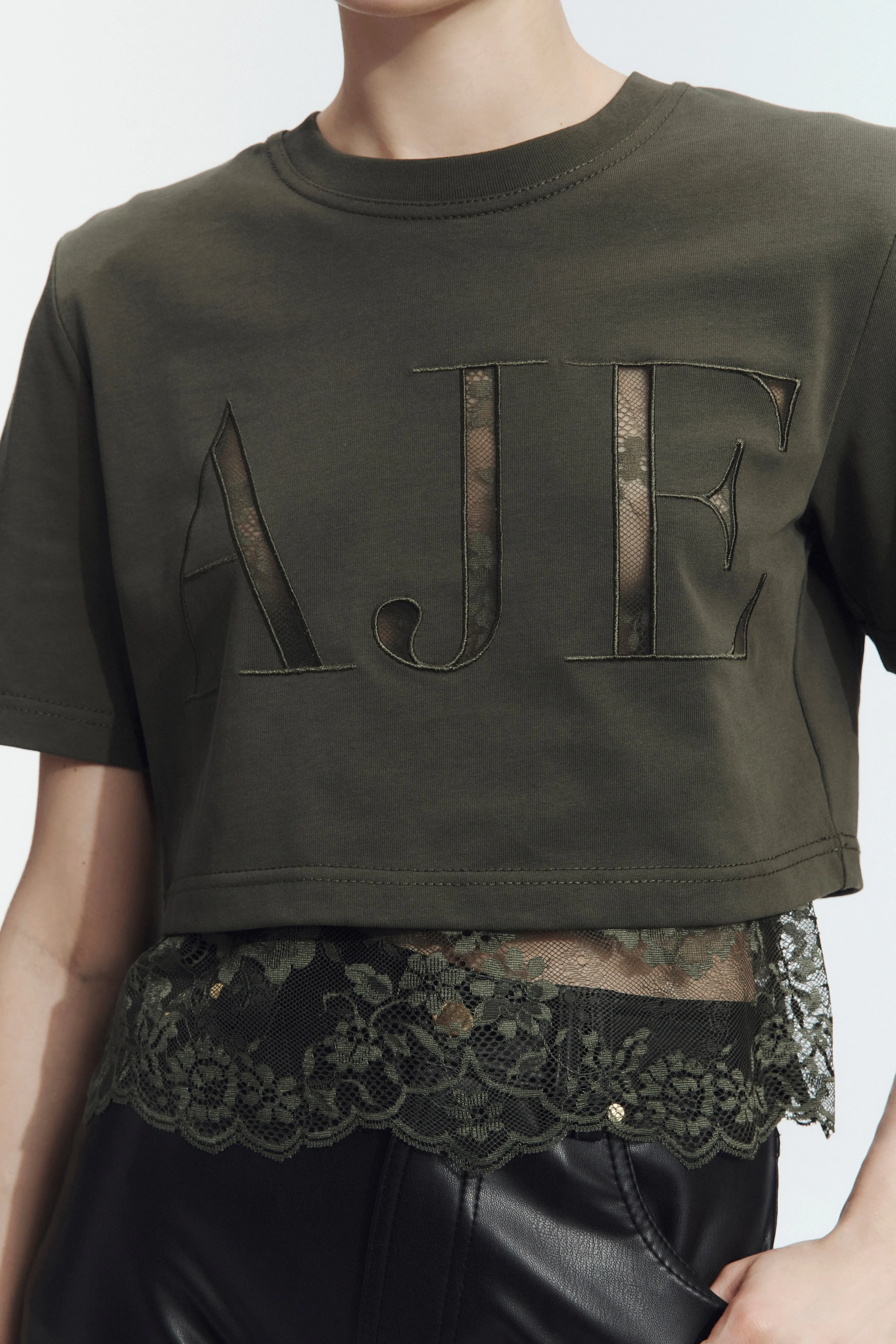 Kayla Lace Underlay Tee sold by Aje product image thumbnail 4