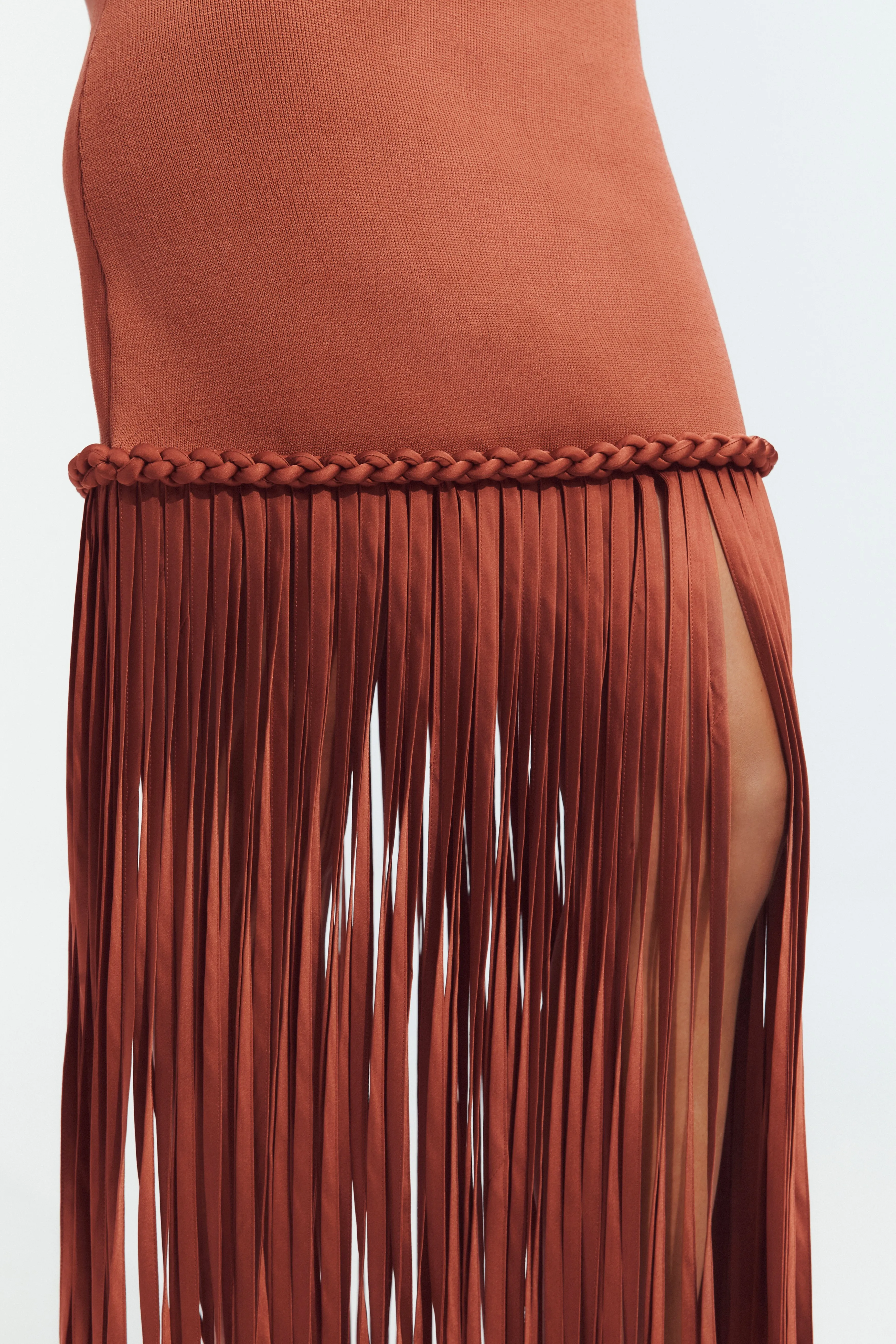 Ribiona Knit Midi Skirt sold by Aje product image thumbnail 2