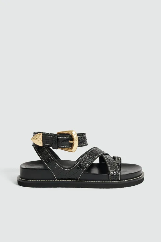 Spencer Buckle Sandal made by Aje