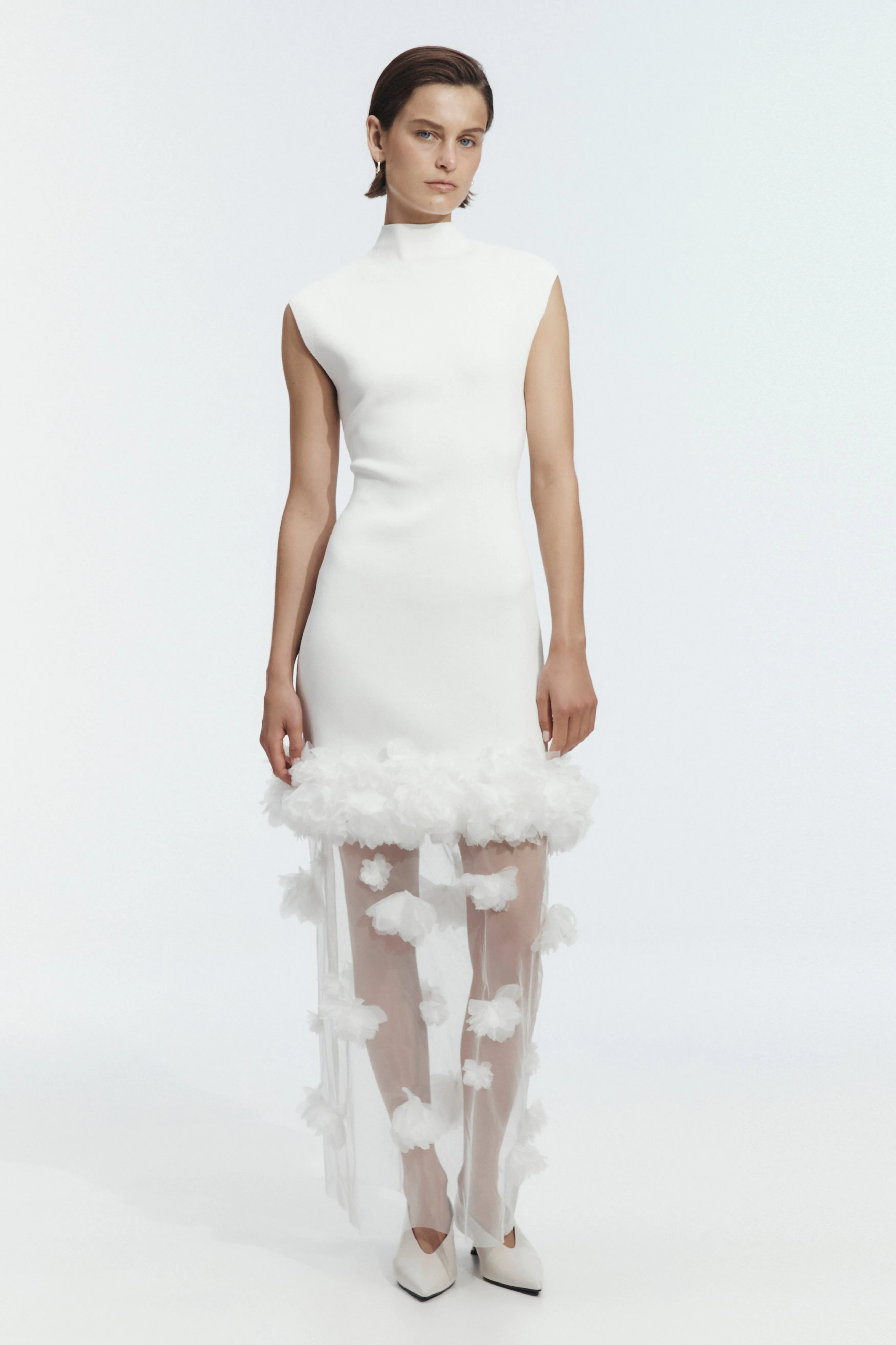 Fleura Knit Midi Dress sold by Aje