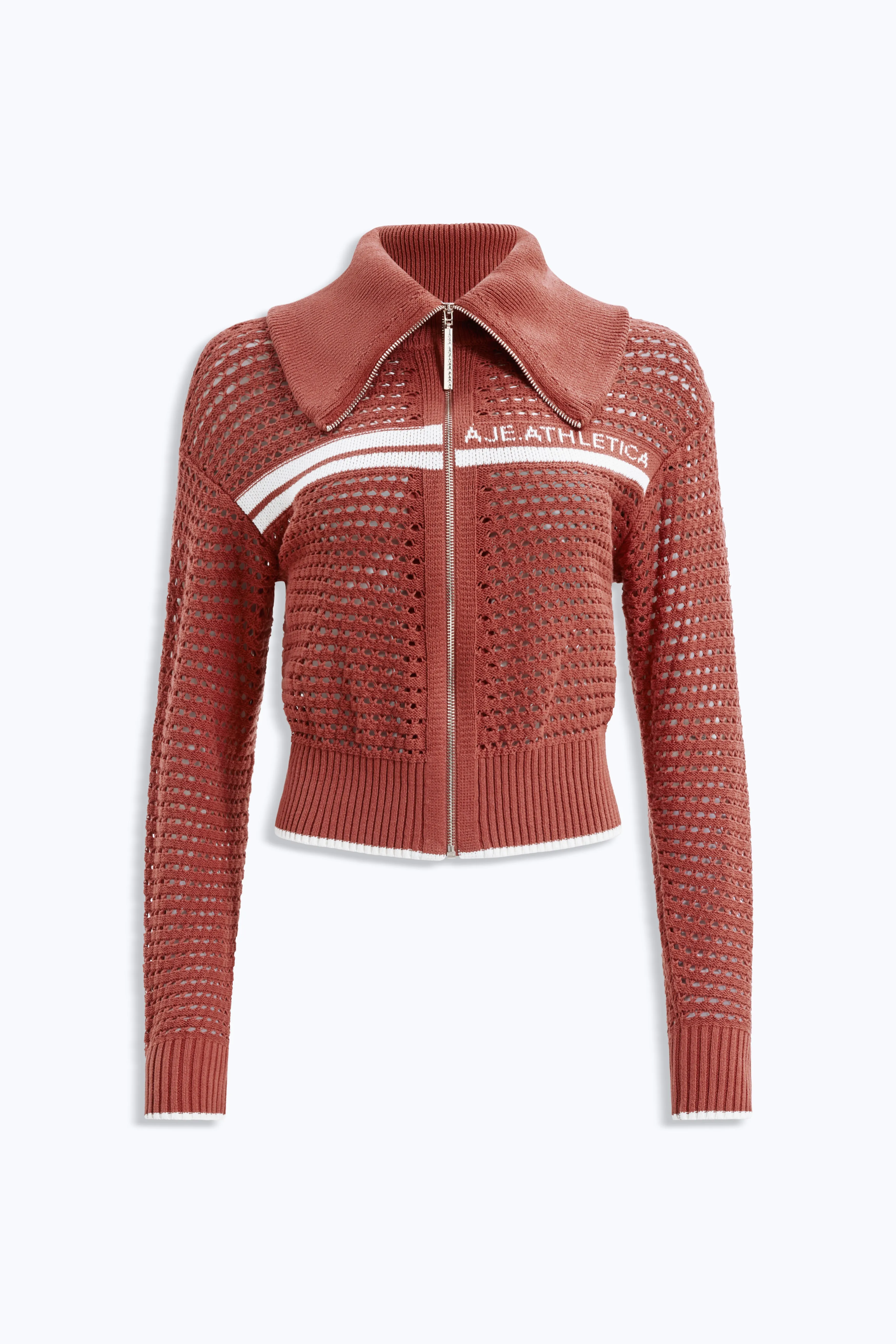 Contrast Open Knit Jacket sold by Aje product image thumbnail 2