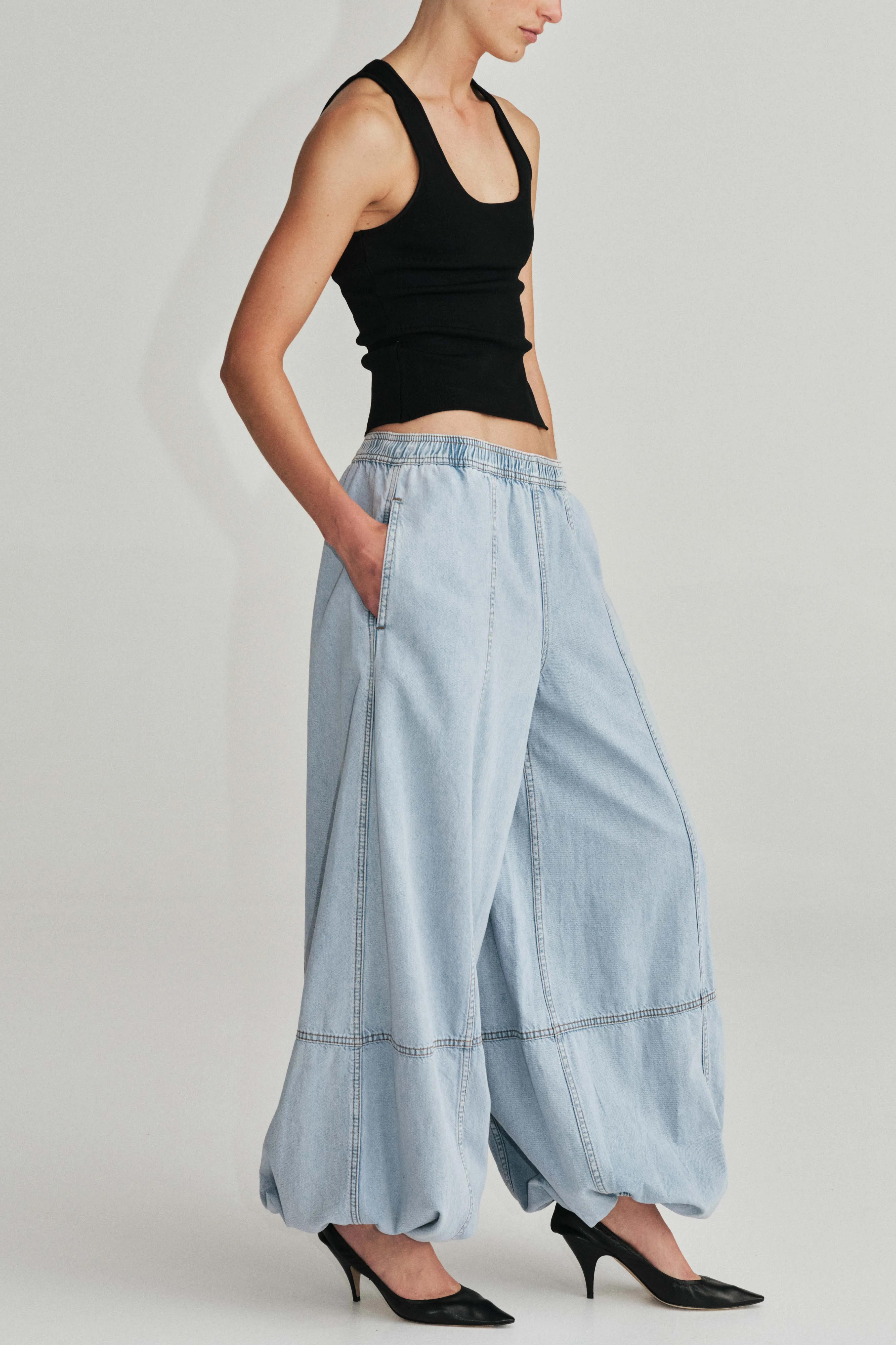 Joy Balloon Denim Pant sold by Aje product image thumbnail 3