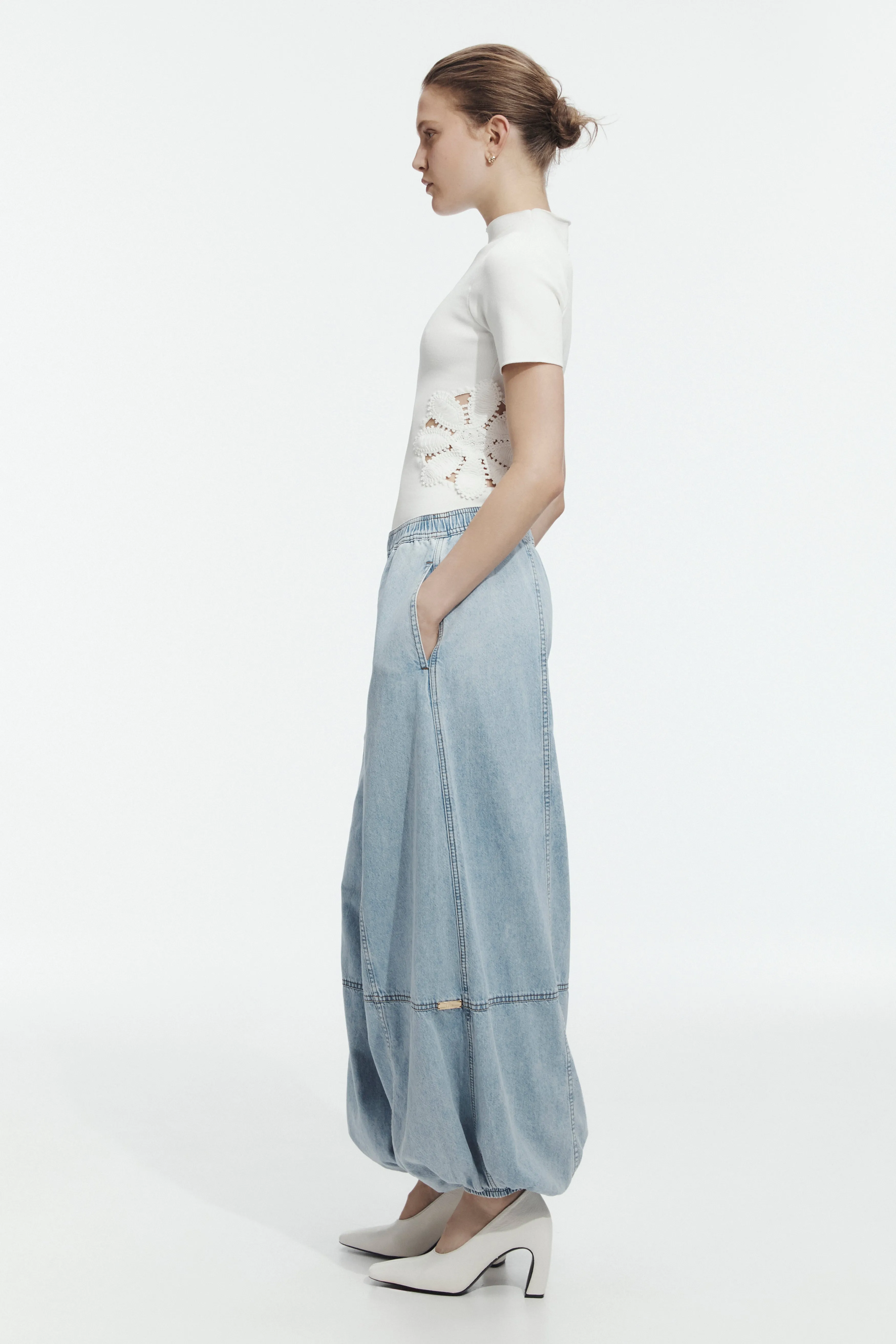 Joy Balloon Denim Pant sold by Aje product image thumbnail 5