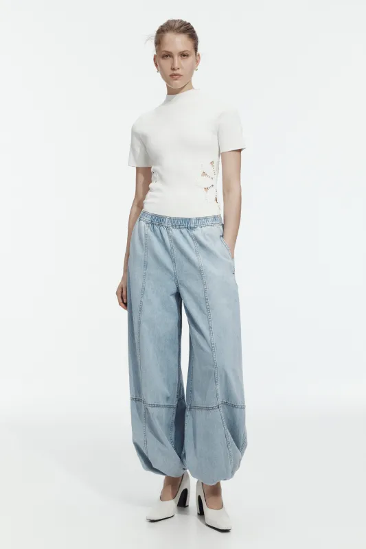 Joy Balloon Denim Pant made by Aje