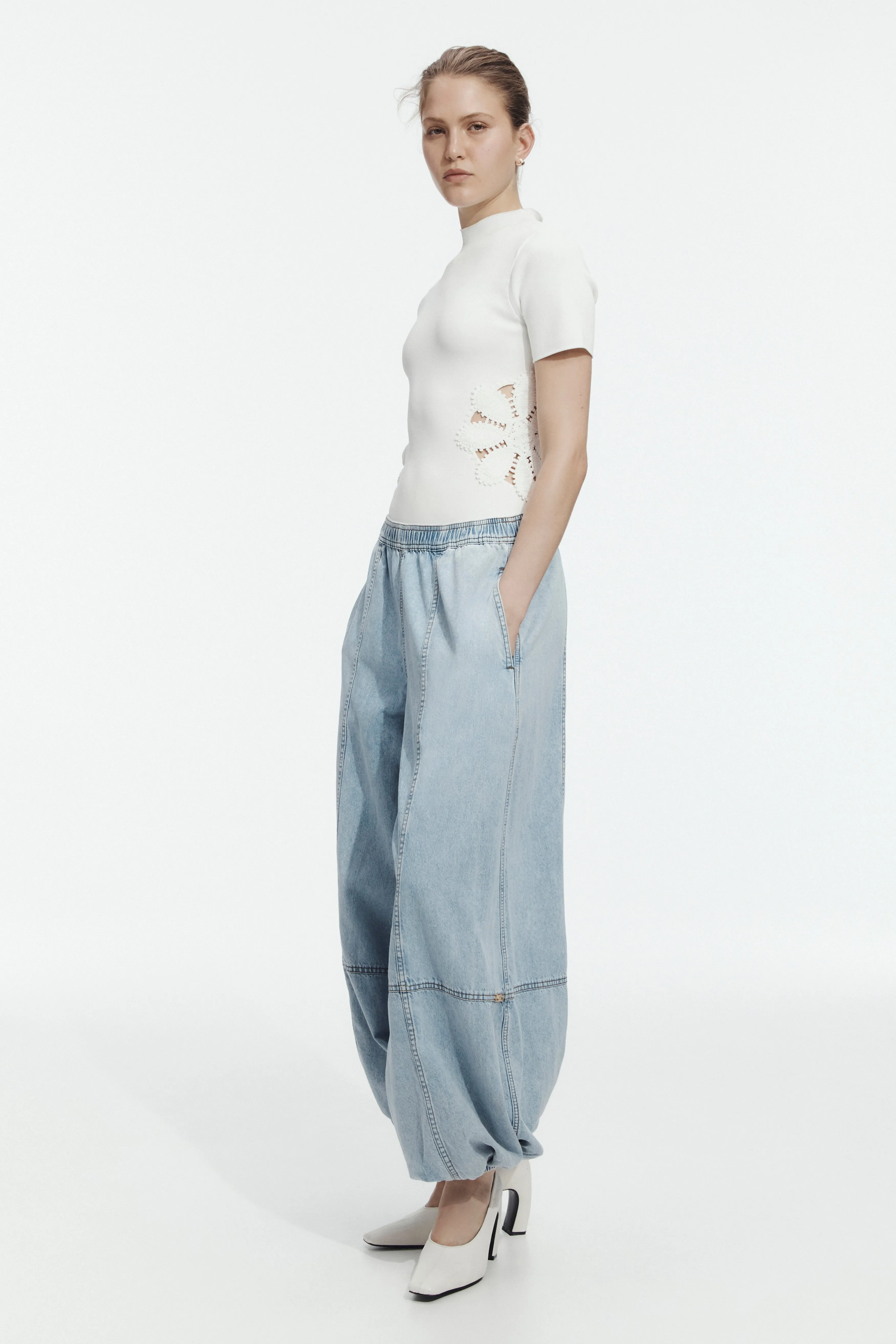 Joy Balloon Denim Pant sold by Aje product image thumbnail 2