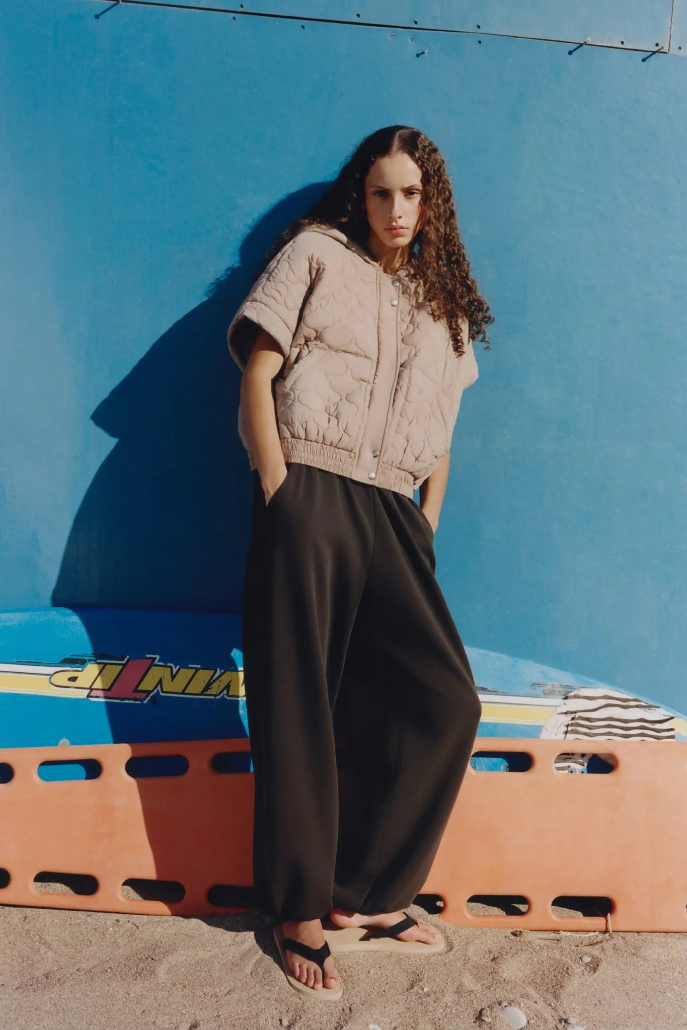 Logo Elastic Tapered Pants sold by Aje product image thumbnail 3