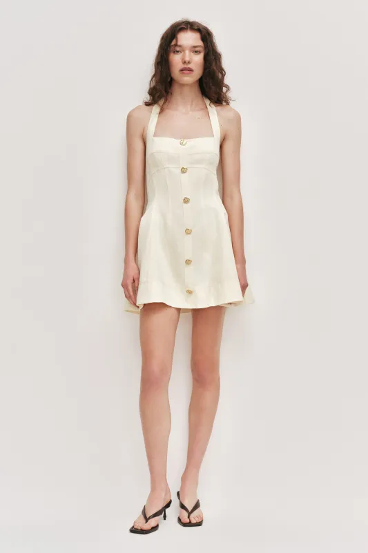 Monroe Halter Mini Dress made by Aje