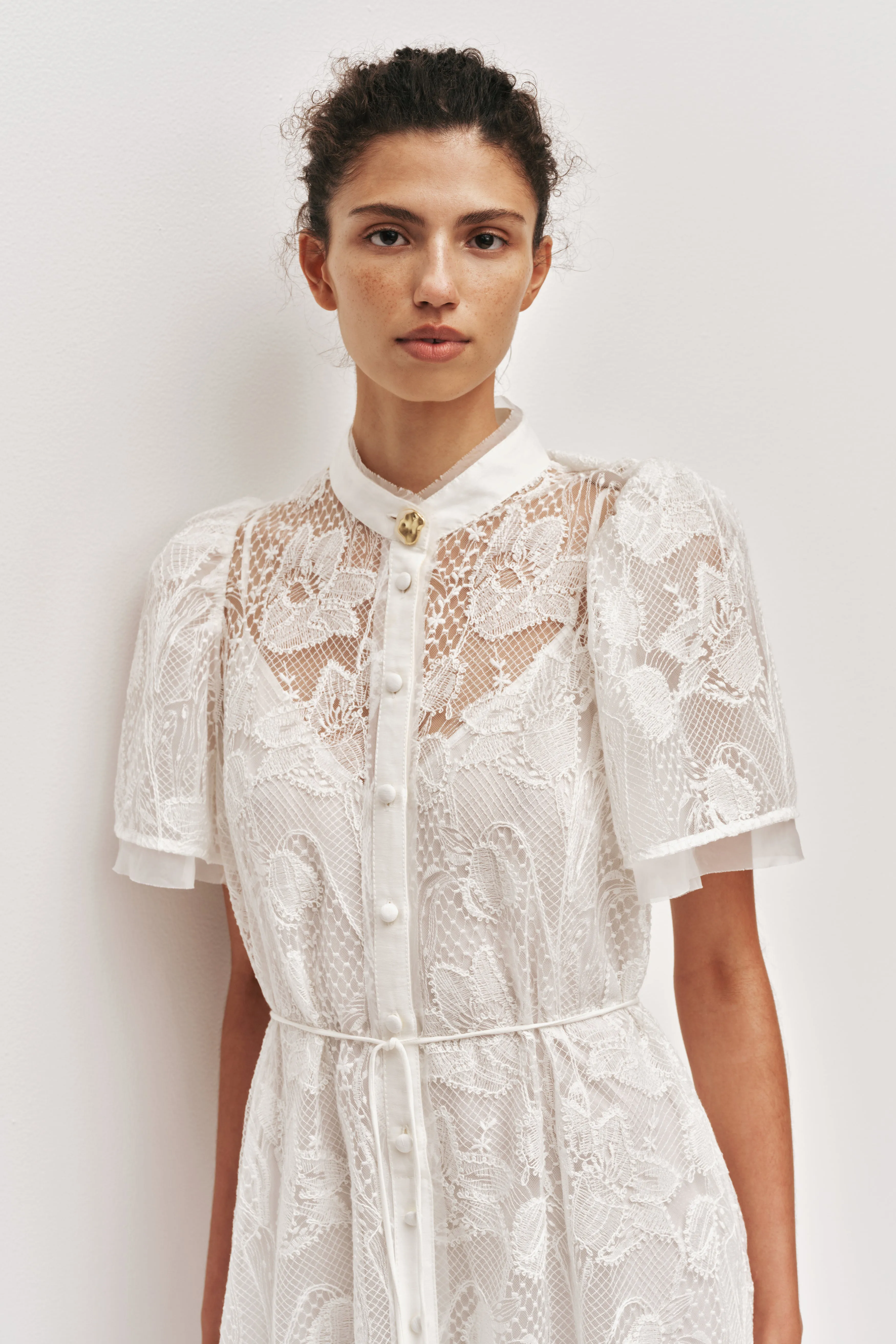 Pippa Lace Midi Dress sold by Aje product image thumbnail 3