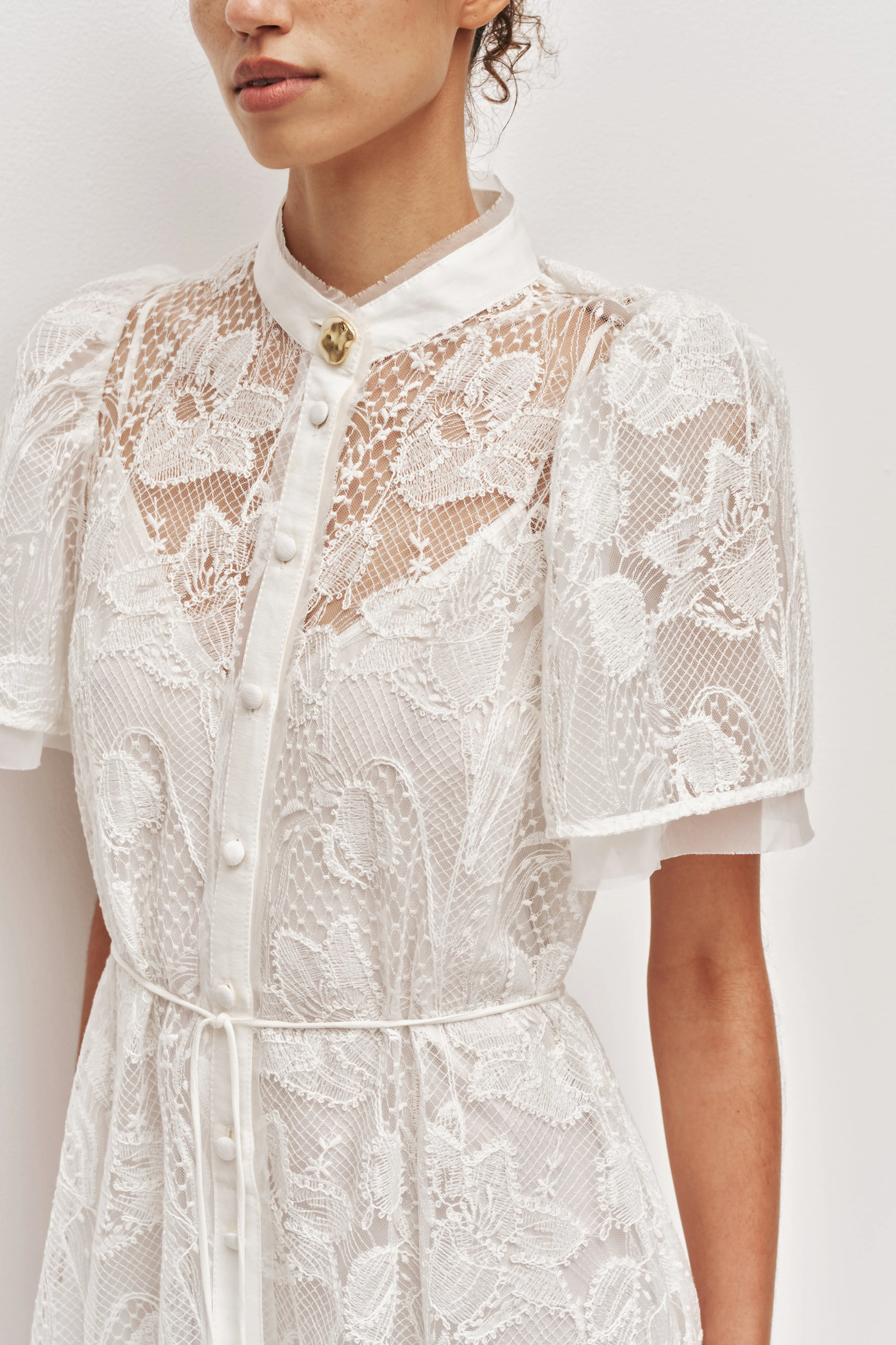 Pippa Lace Midi Dress sold by Aje product image thumbnail 4