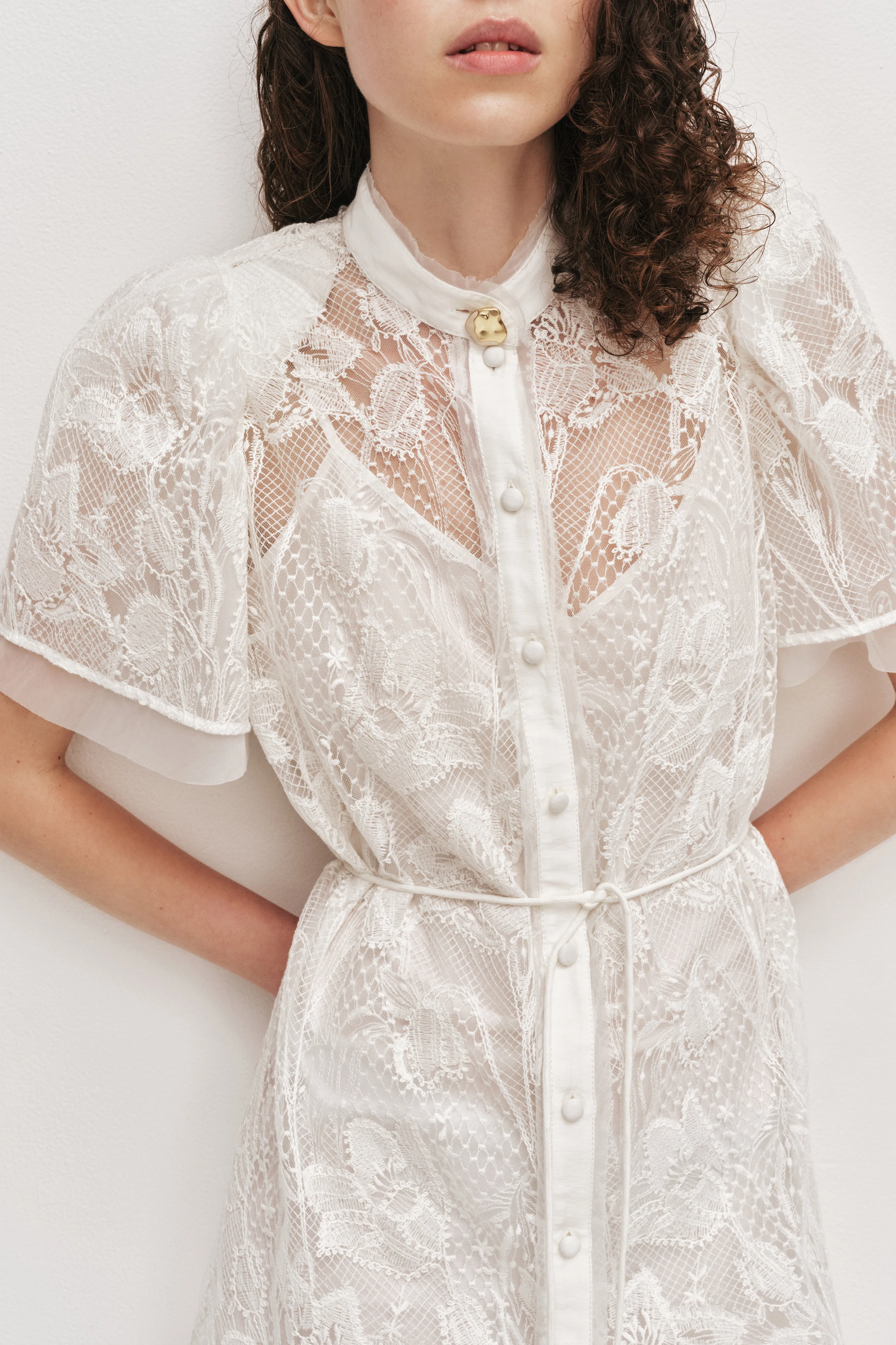 Pippa Lace Mini Dress sold by Aje product image thumbnail 4