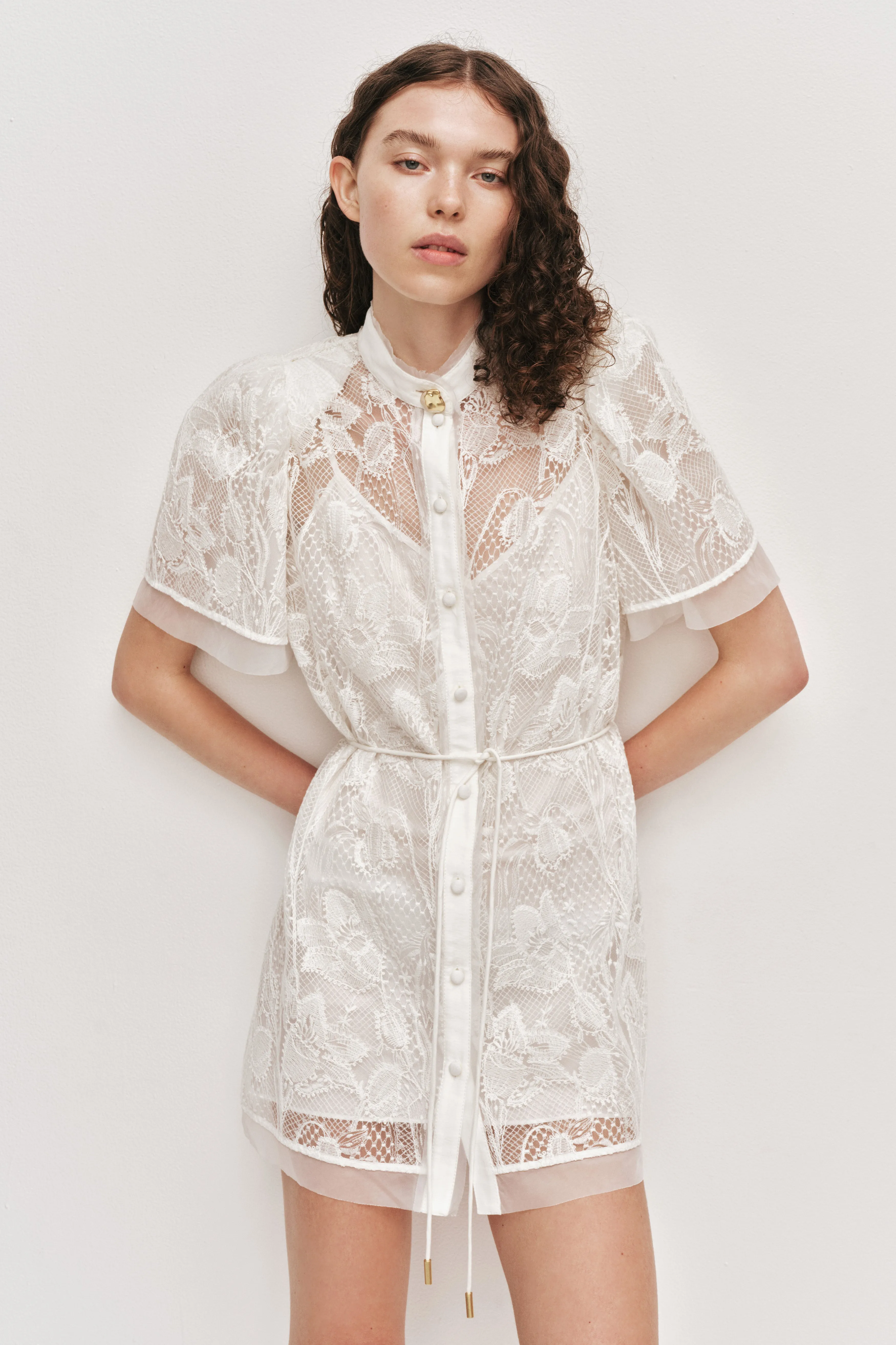 Pippa Lace Mini Dress sold by Aje product image thumbnail 3
