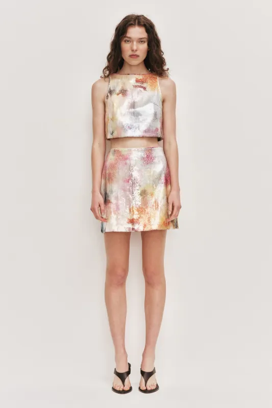 Sybilla Sequin Top made by Aje