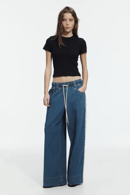 Caserta Logo Denim Jean made by Aje