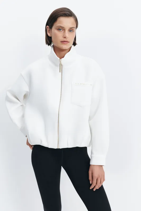 Full Zip Bubble Hem Jacket made by Aje