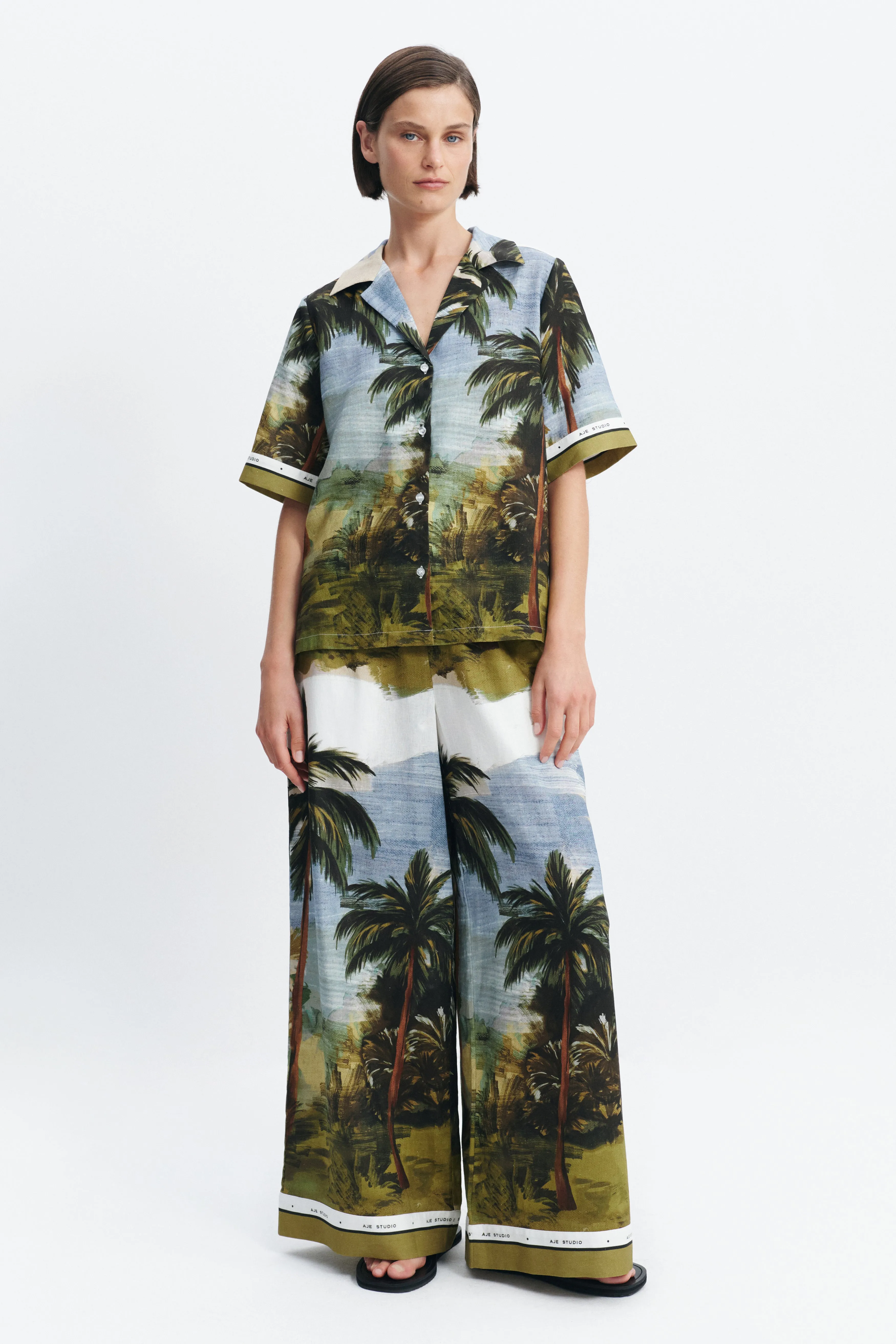 Coastal Border Shirt sold by Aje
