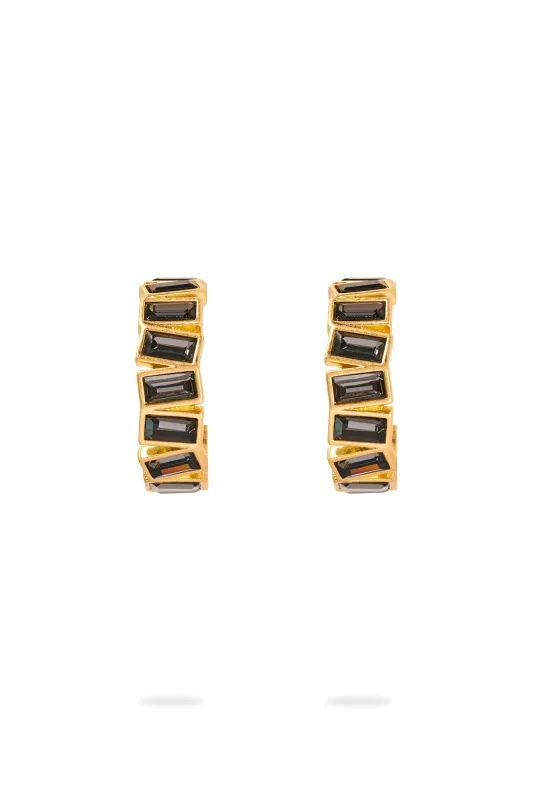 Alexine Large Jewel Hoop made by Aje