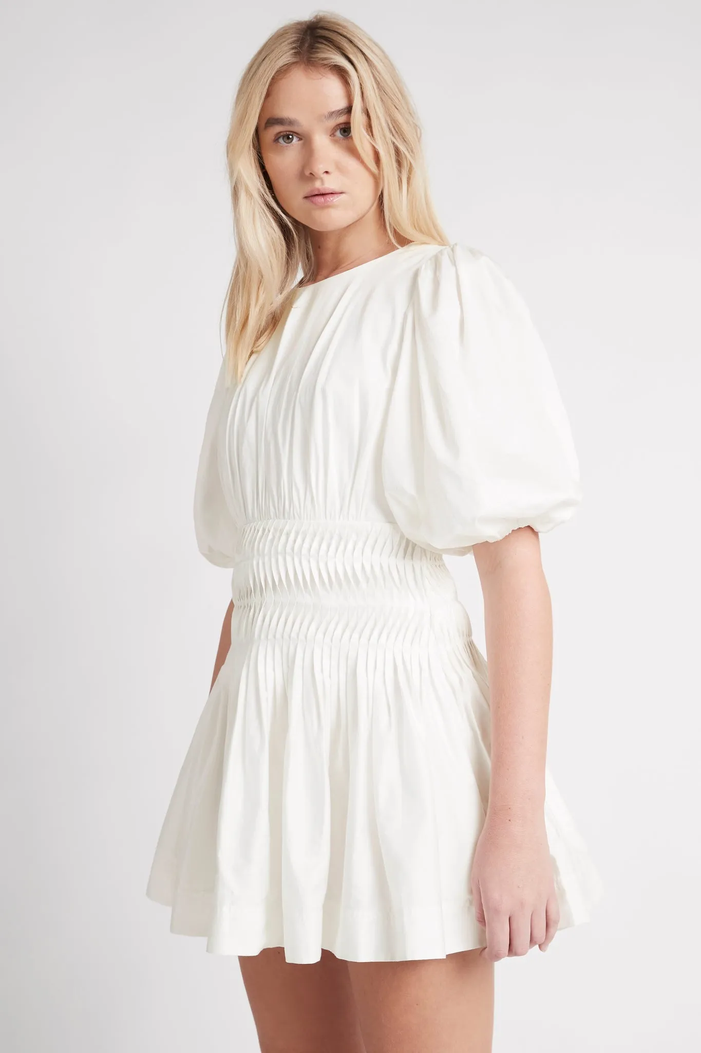 Tidal Tucked Mini Dress sold by Aje product image thumbnail 3