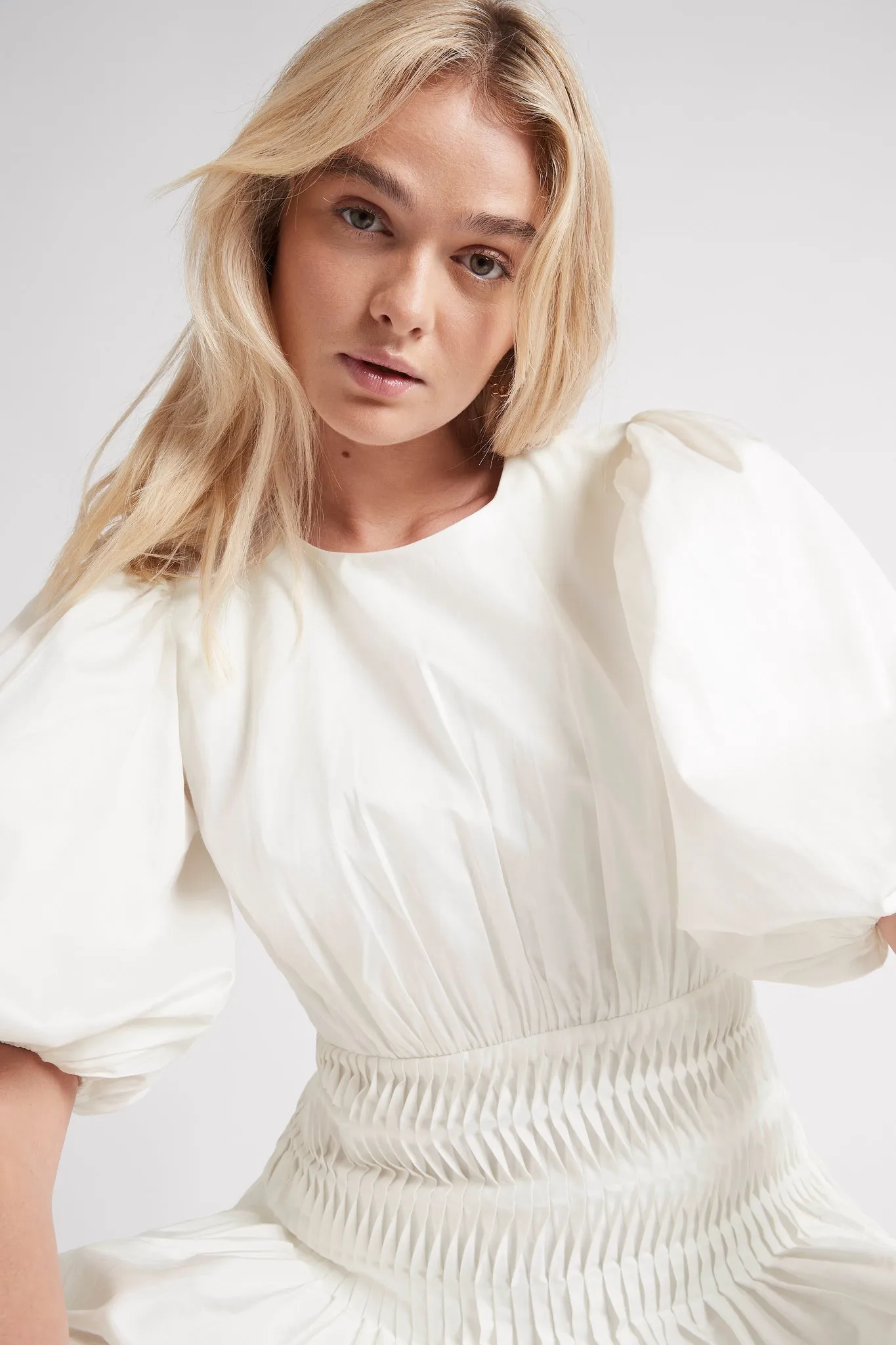 Tidal Tucked Mini Dress sold by Aje product image thumbnail 4