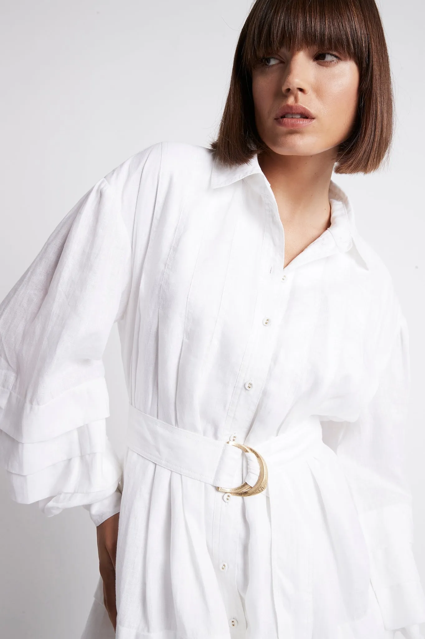 Recurrence Belted Smock Dress sold by Aje product image thumbnail 4